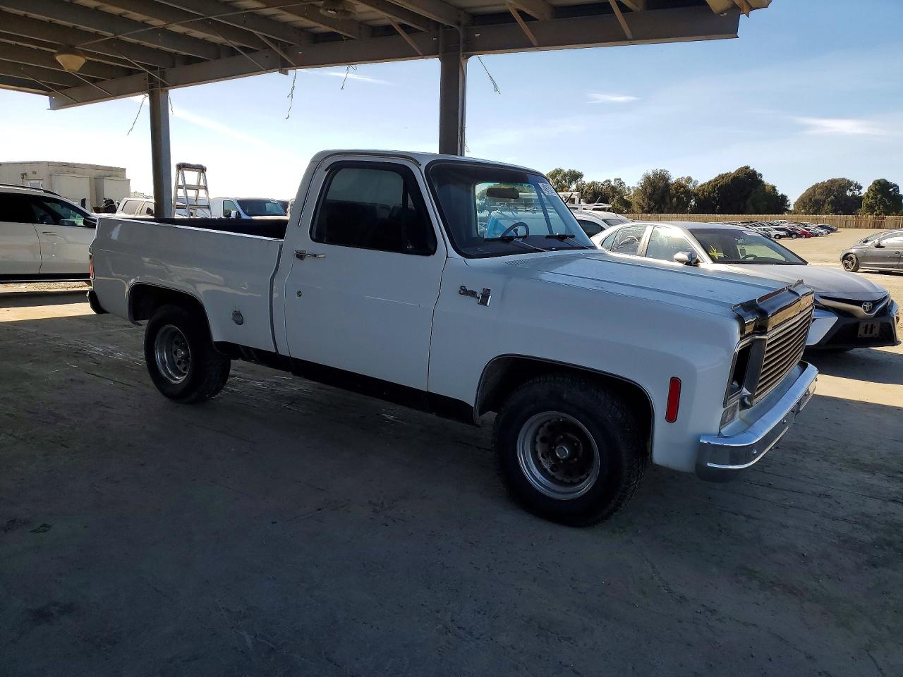 1977 Gmc Sierra White vin: TCL447A513309