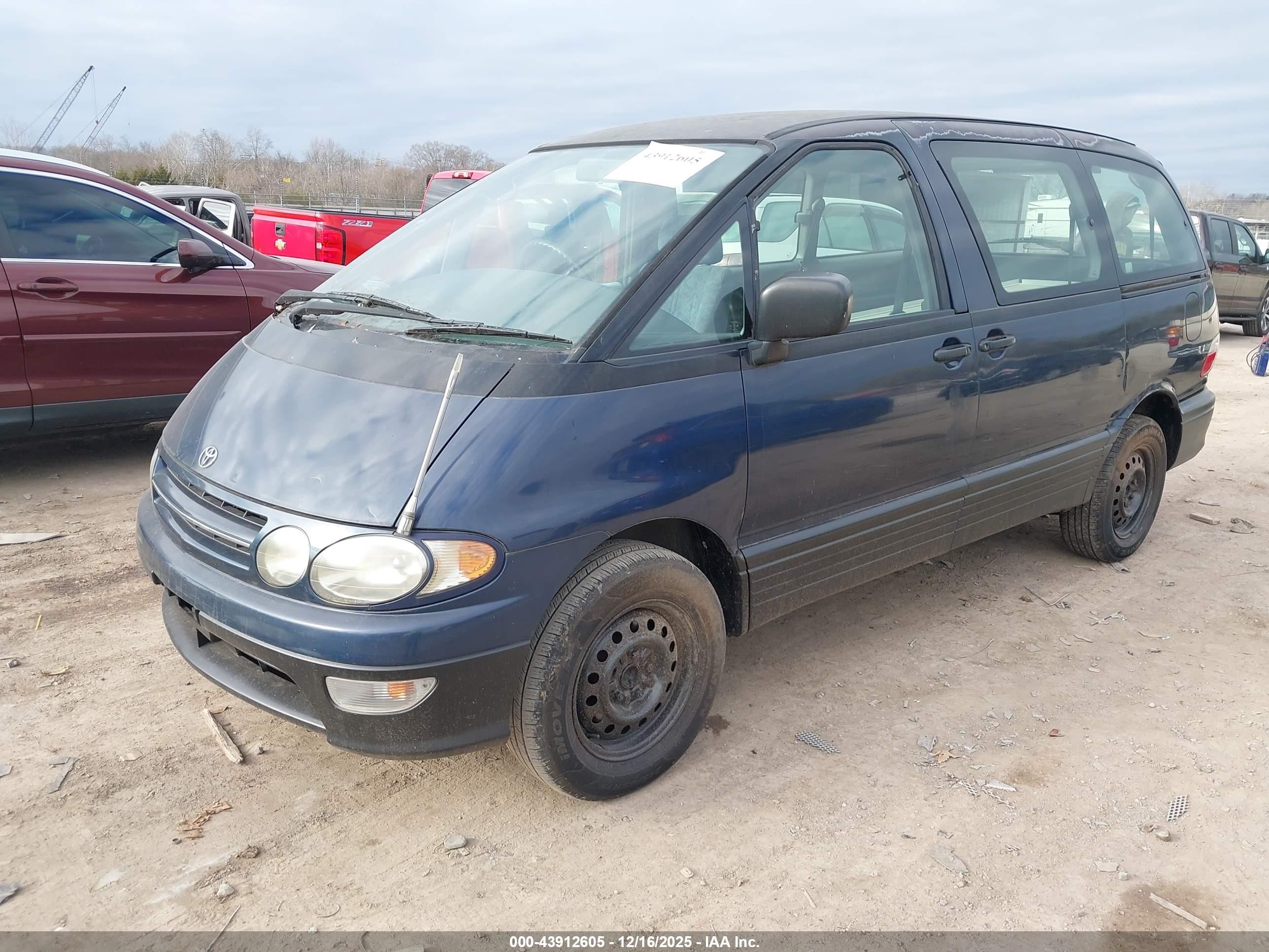 1997 Toyota Previa   Blue vin: TCR101284337     