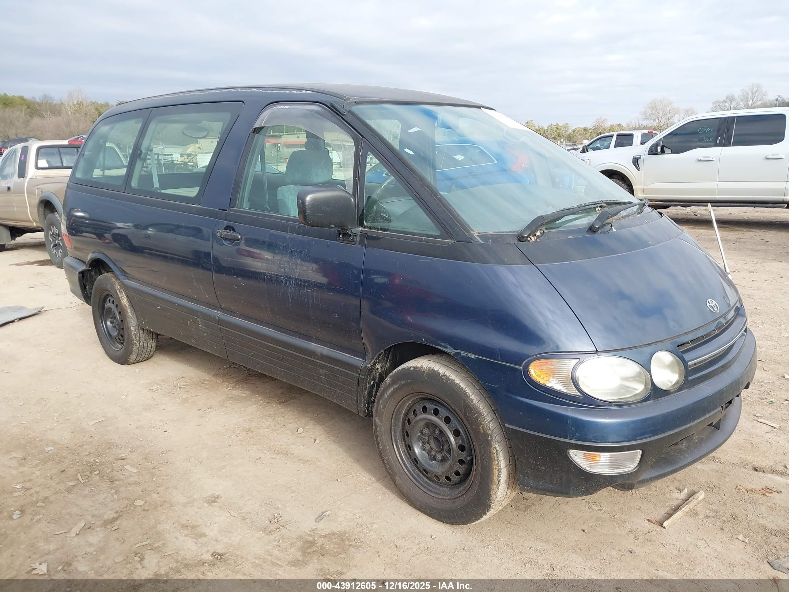 1997 Toyota Previa   Blue vin: TCR101284337     