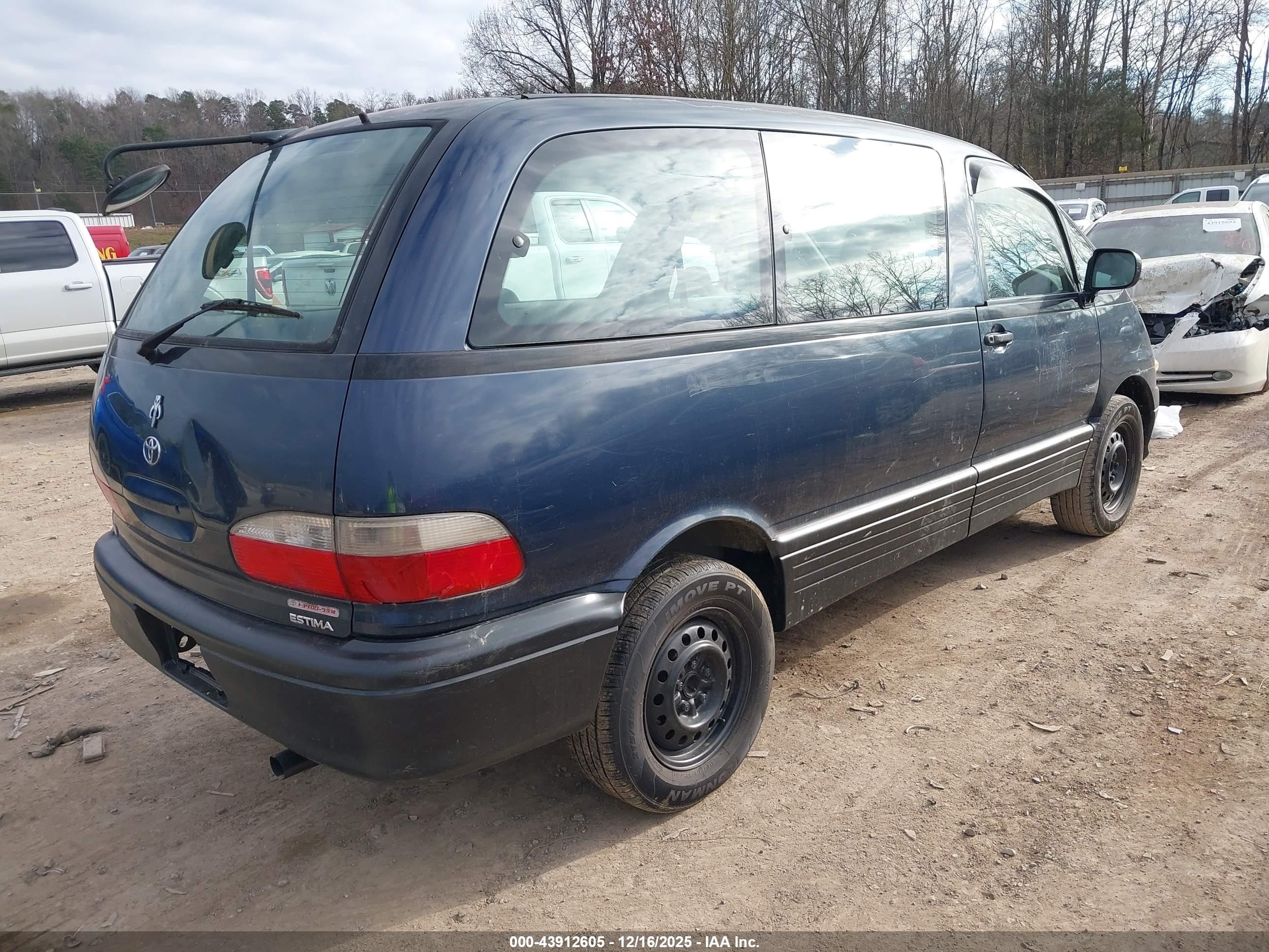 1997 Toyota Previa   Blue vin: TCR101284337     