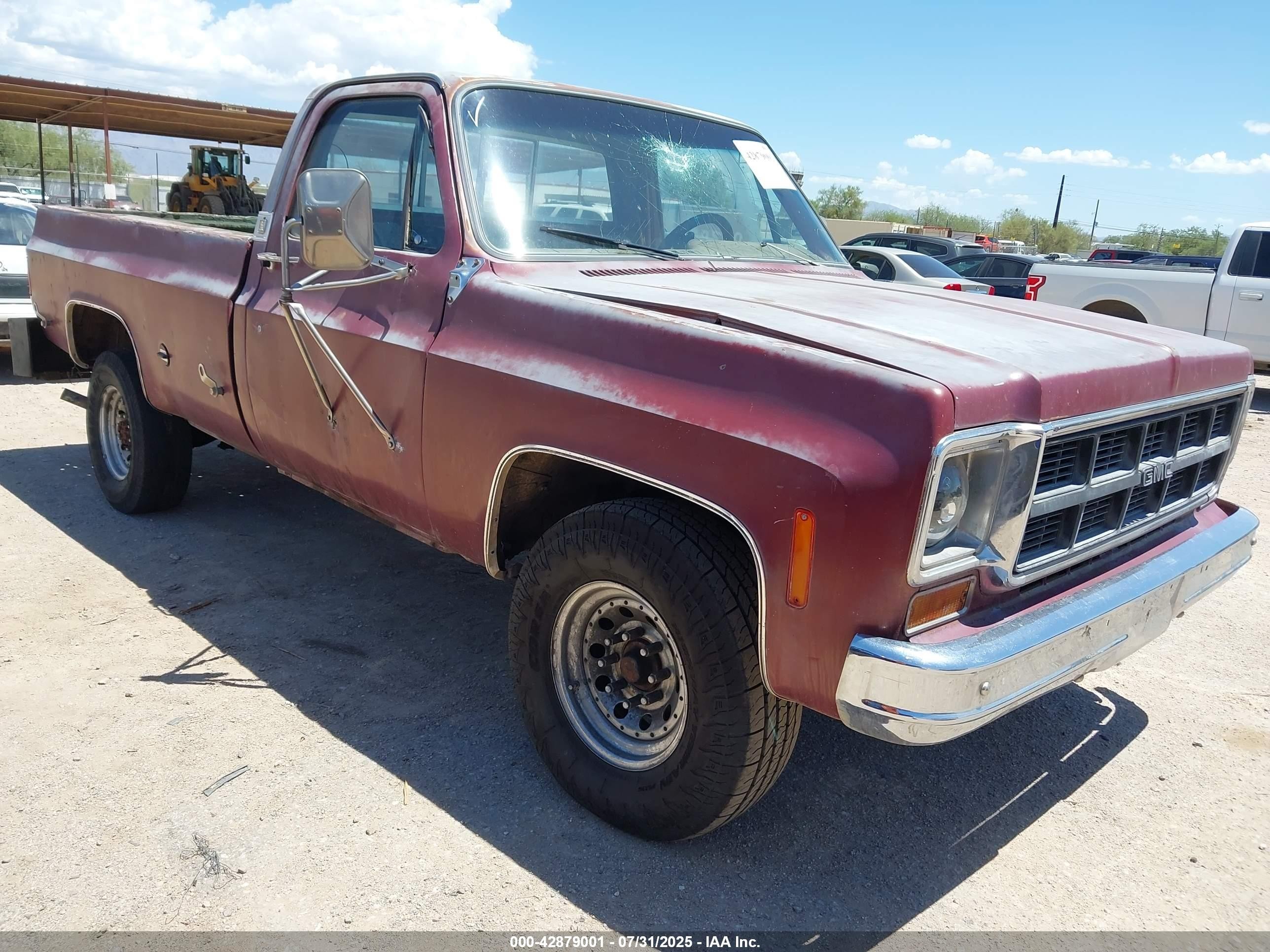 1978 Gmc Sierra   Темно-бордовый vin: TCS248Z500110    