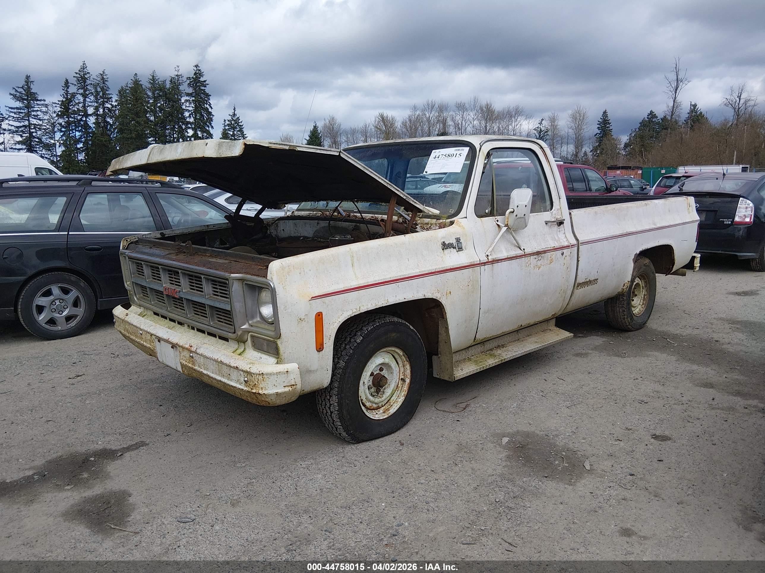 1978 Gmc Sierra   Белый vin: TCU148Z514837    