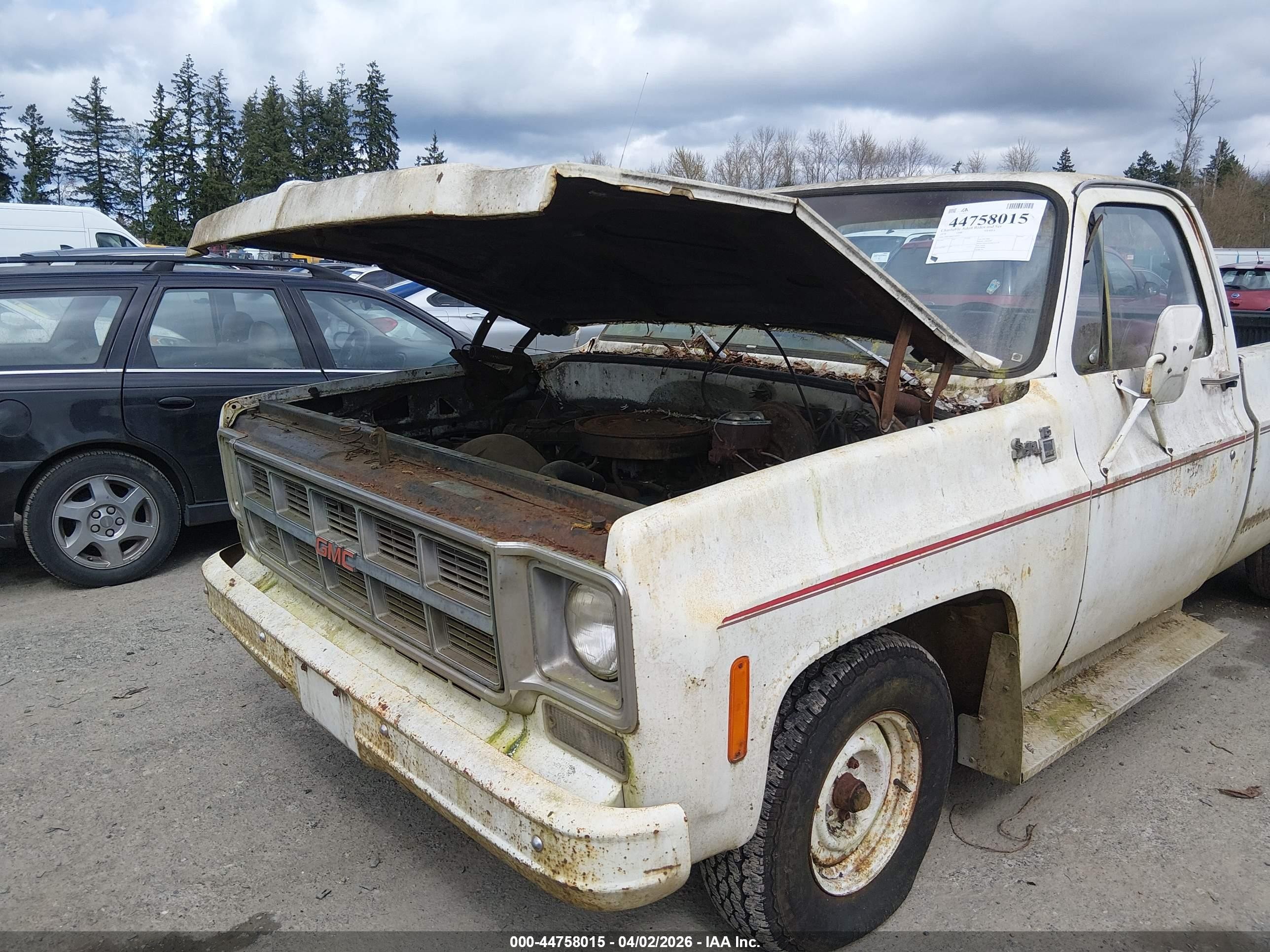 1978 Gmc Sierra   Белый vin: TCU148Z514837    