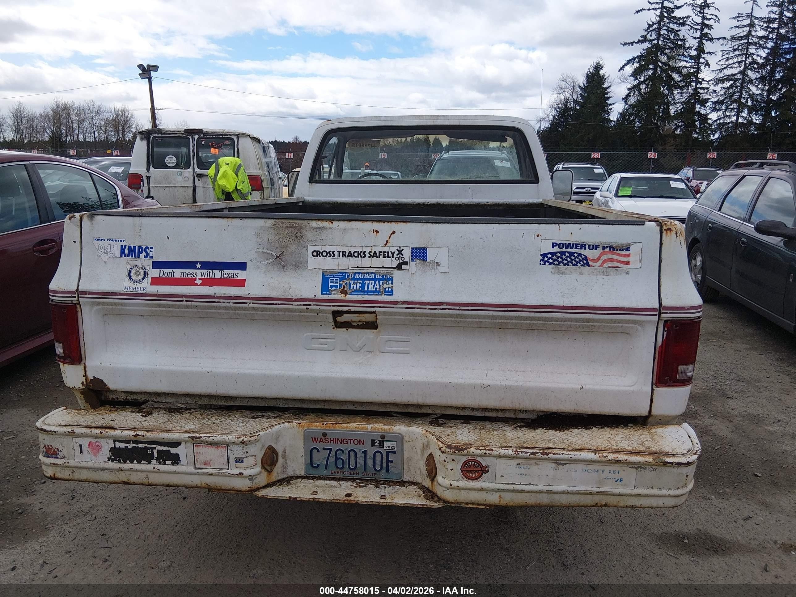 1978 Gmc Sierra   Белый vin: TCU148Z514837    