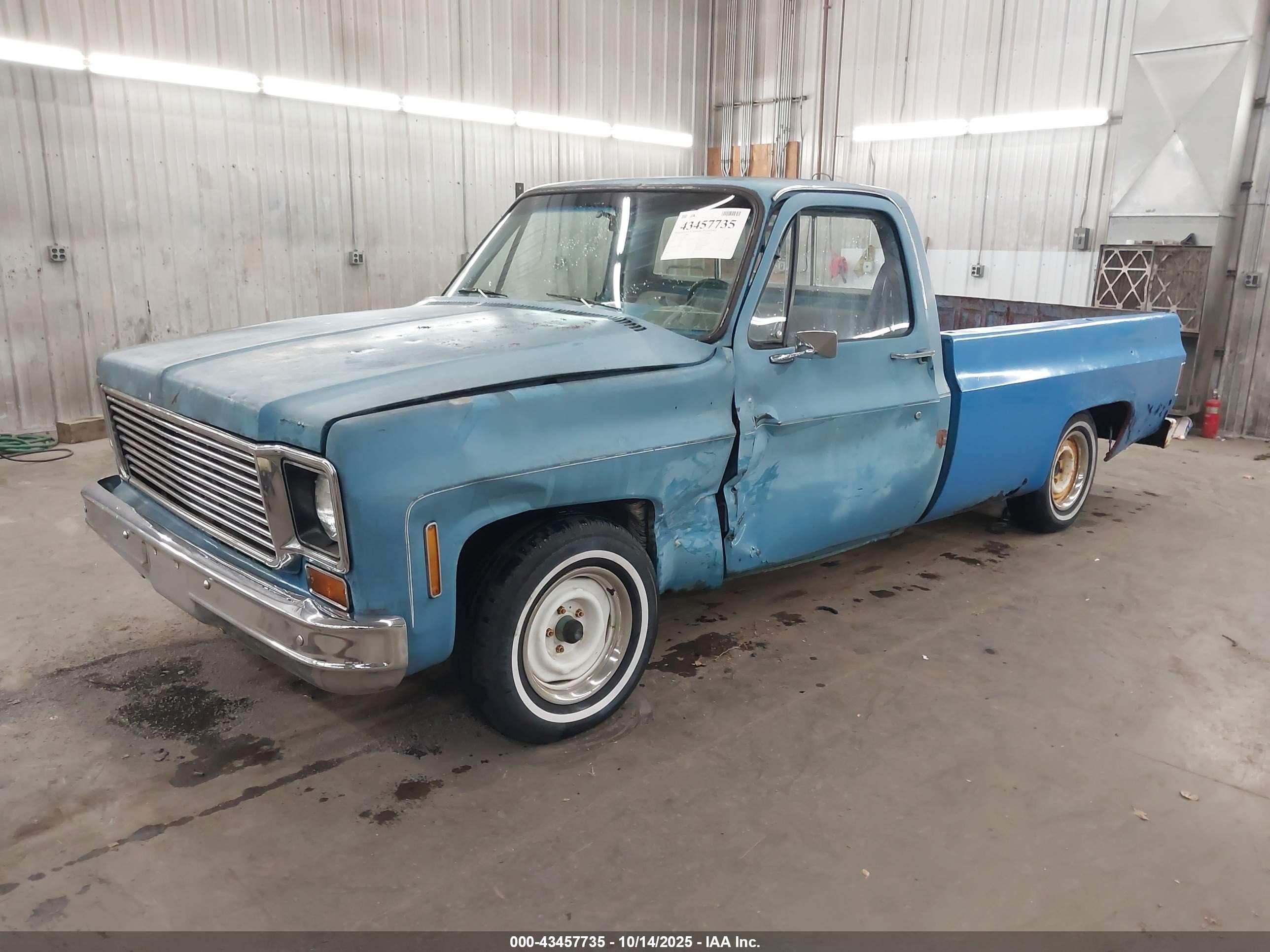 1974 Gmc C1500   Blue vin: TCV144J505587    