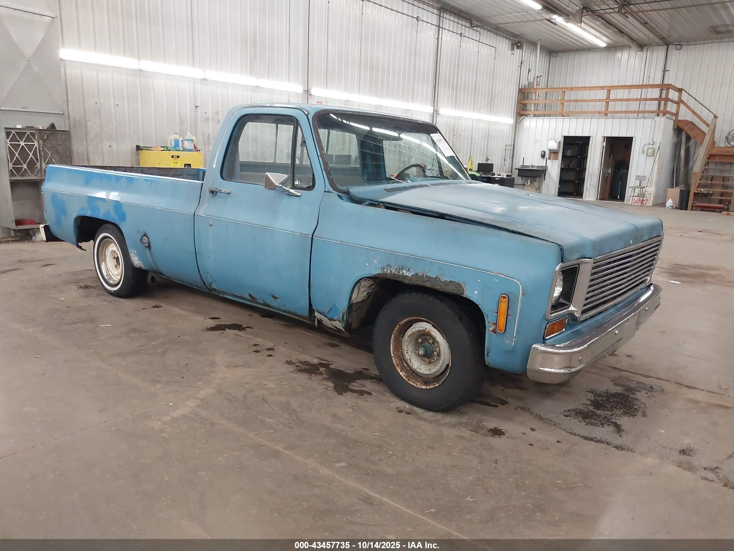 1974 Gmc C1500   Blue vin: TCV144J505587    