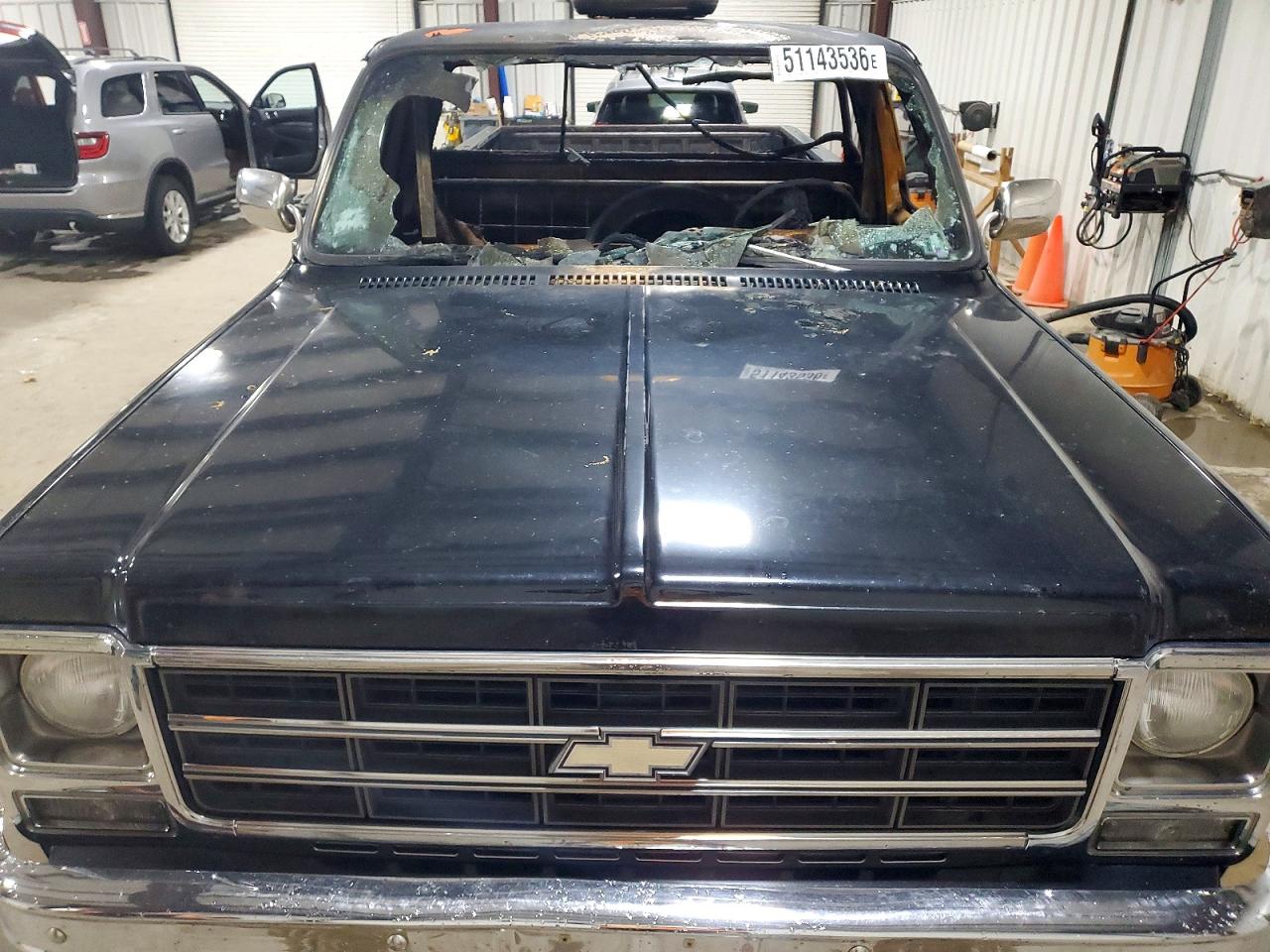 1973 Chev C10 Cab & Chassis Black vin: TCY1431523444