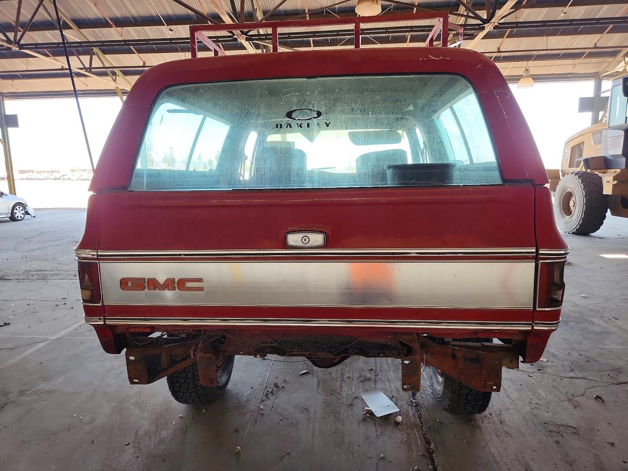 1980 Gmc Jimmy Red vin: TKL18AF505761