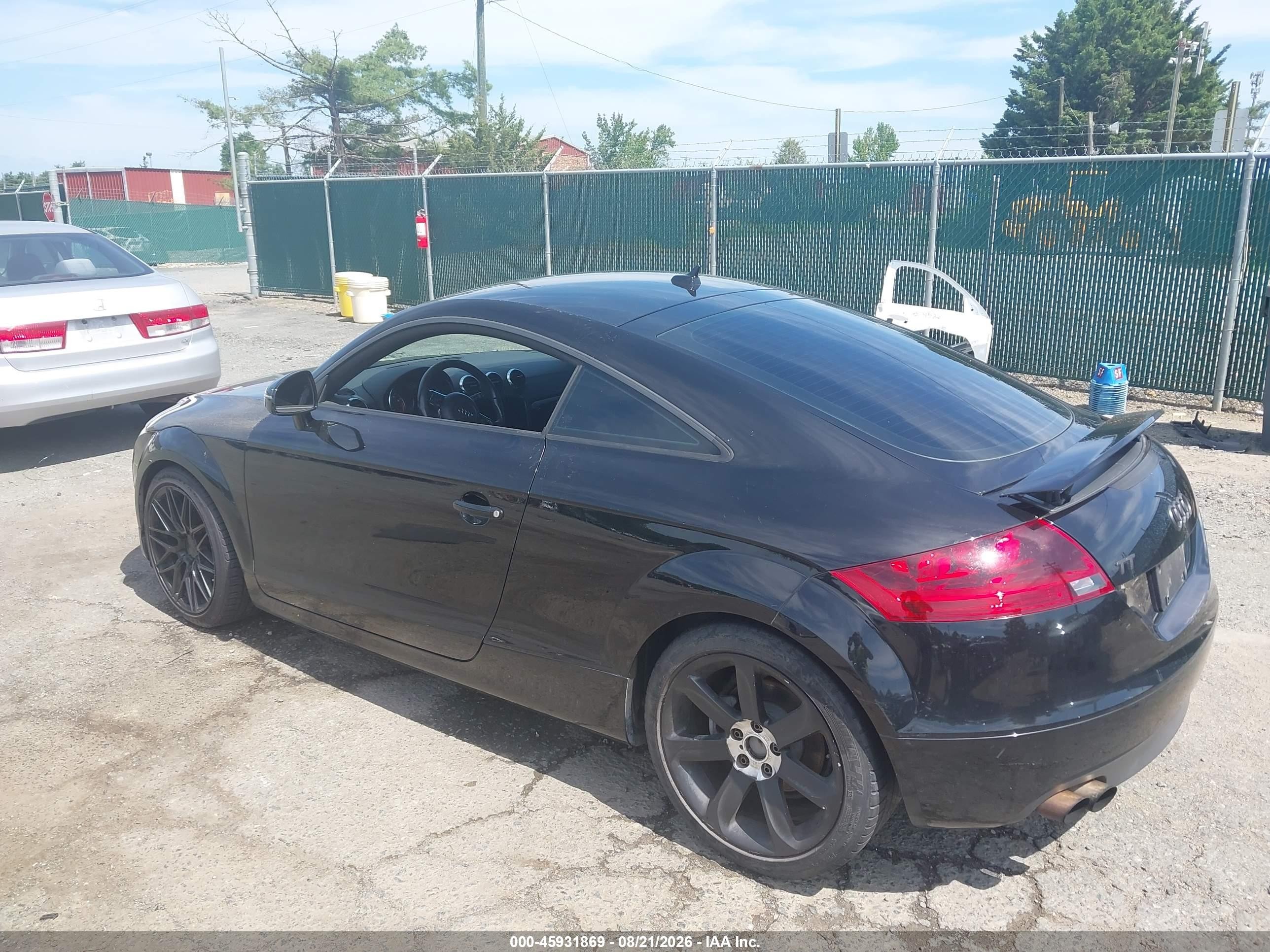 2008 Audi Tt 2.0t Черный vin: TRUAF38J181003633