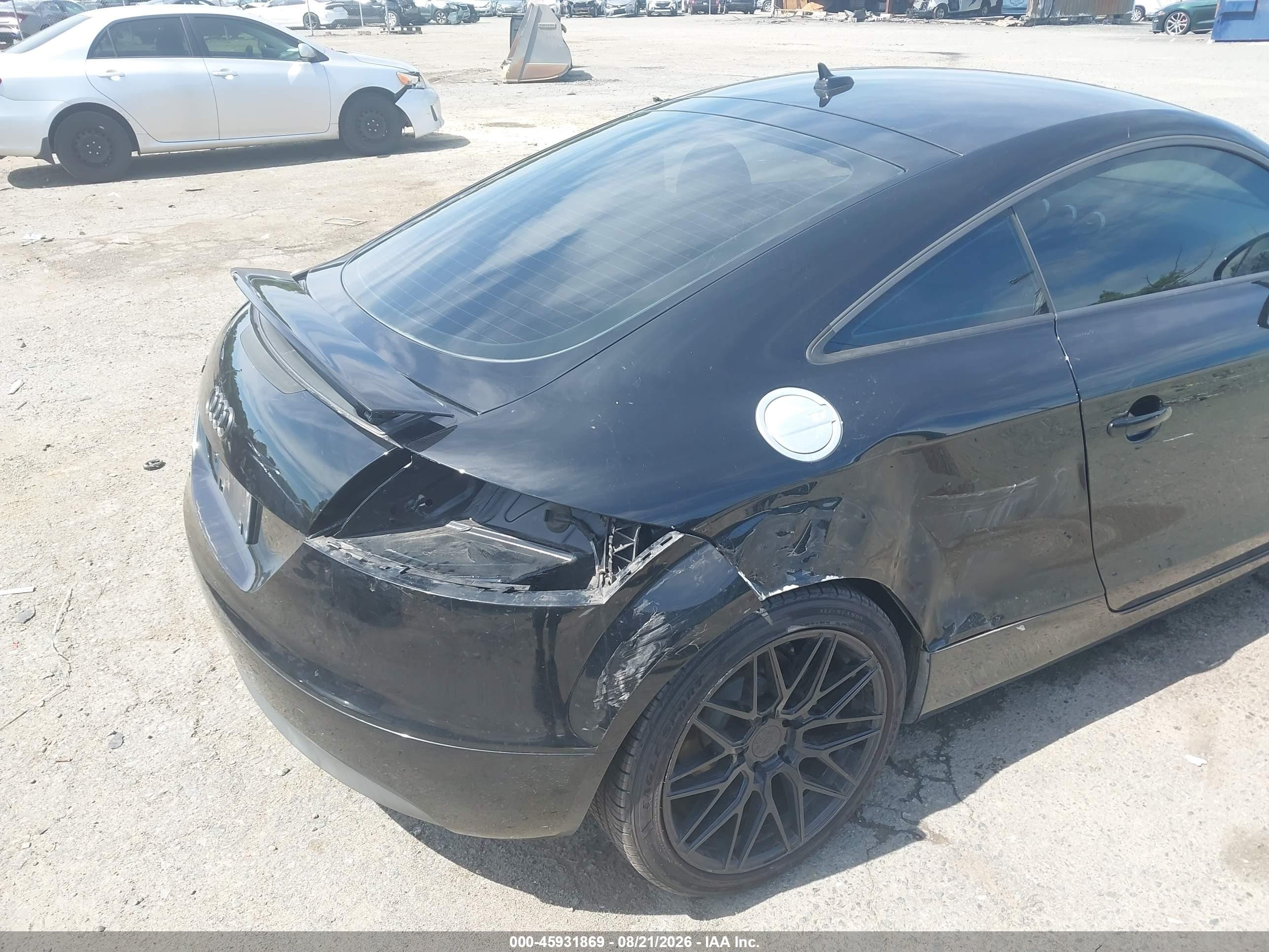2008 Audi Tt 2.0t Черный vin: TRUAF38J181003633