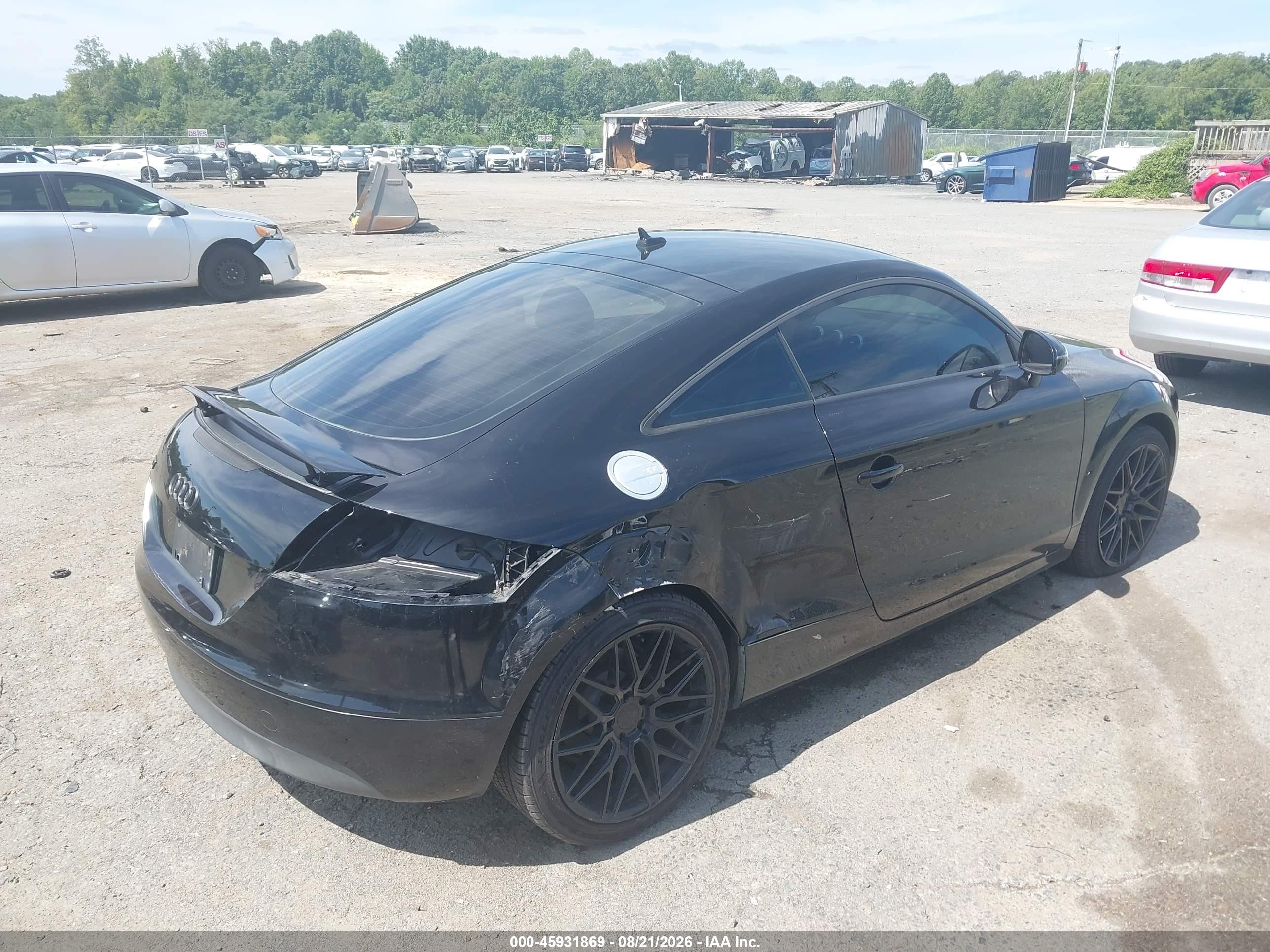 2008 Audi Tt 2.0t Черный vin: TRUAF38J181003633