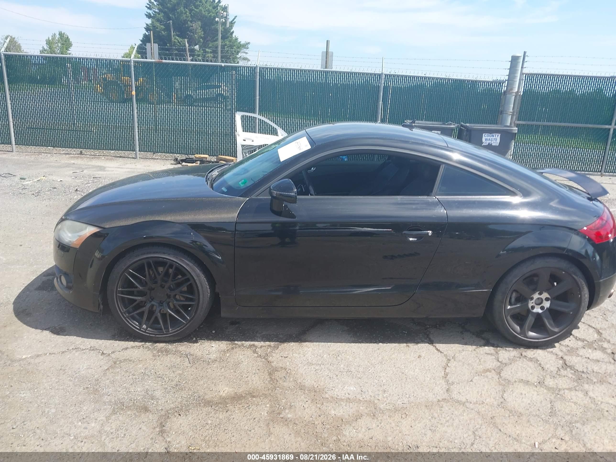 2008 Audi Tt 2.0t Черный vin: TRUAF38J181003633