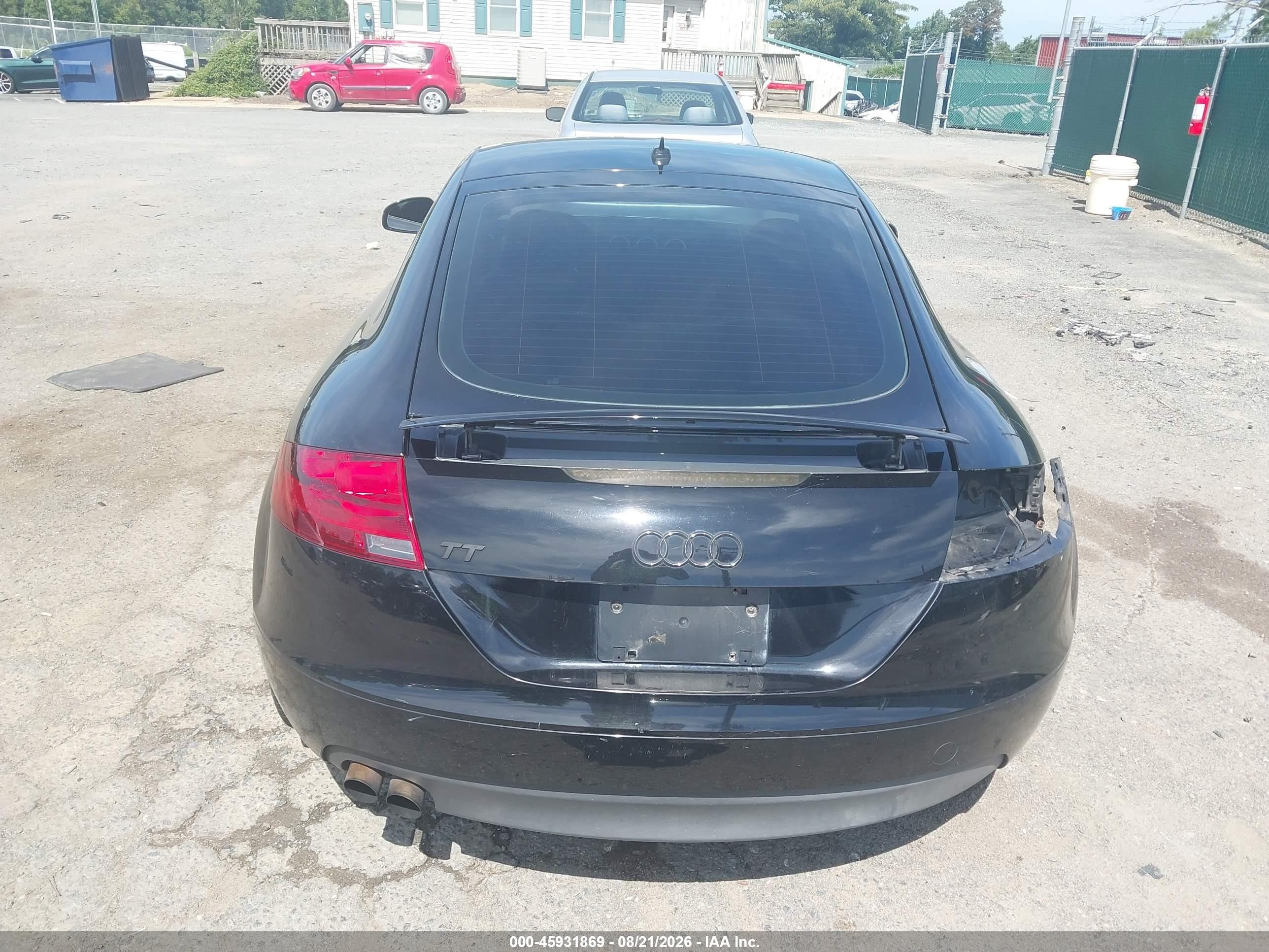 2008 Audi Tt 2.0t Черный vin: TRUAF38J181003633