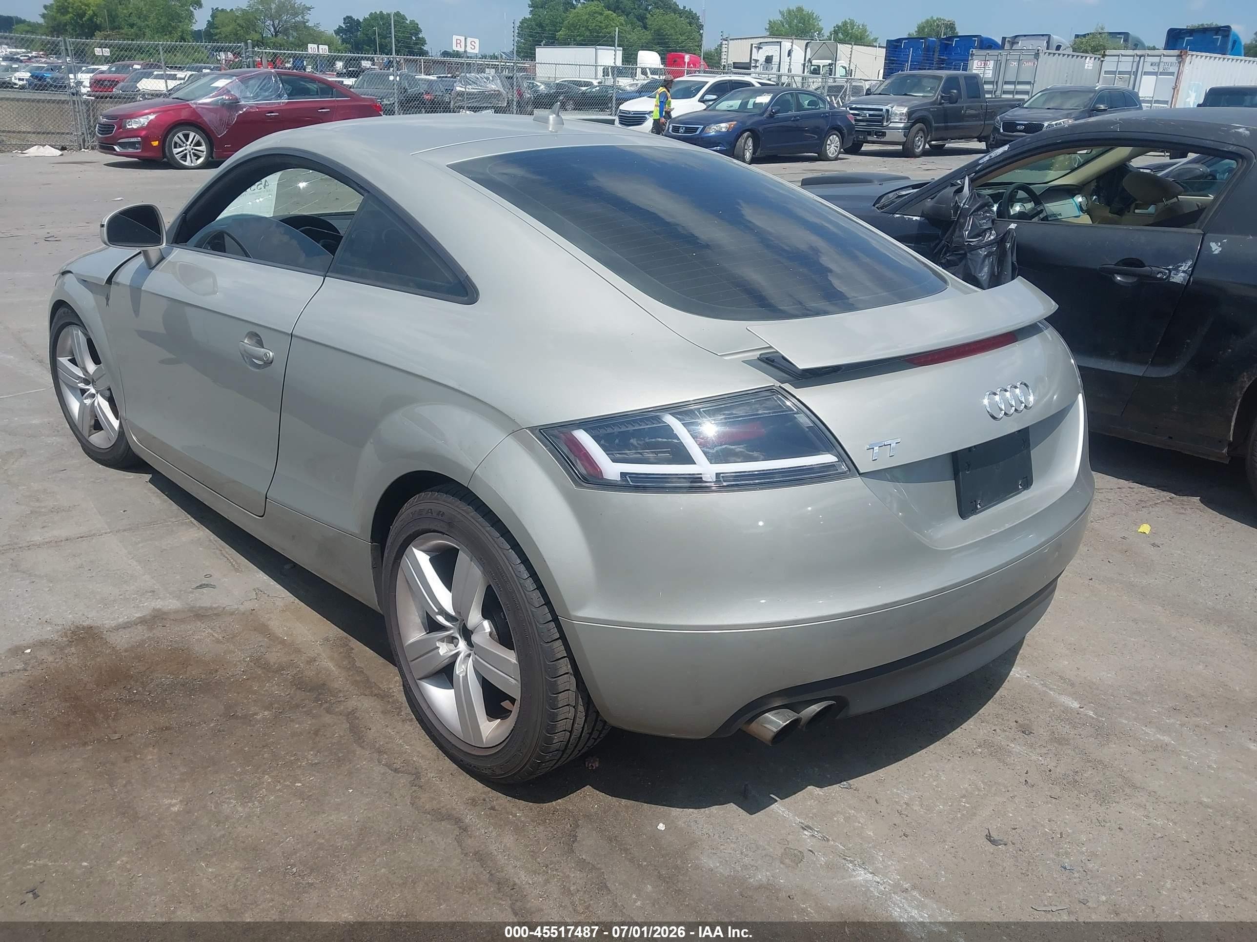 2008 Audi Tt 2.0t Beige vin: TRUAF38J681034036