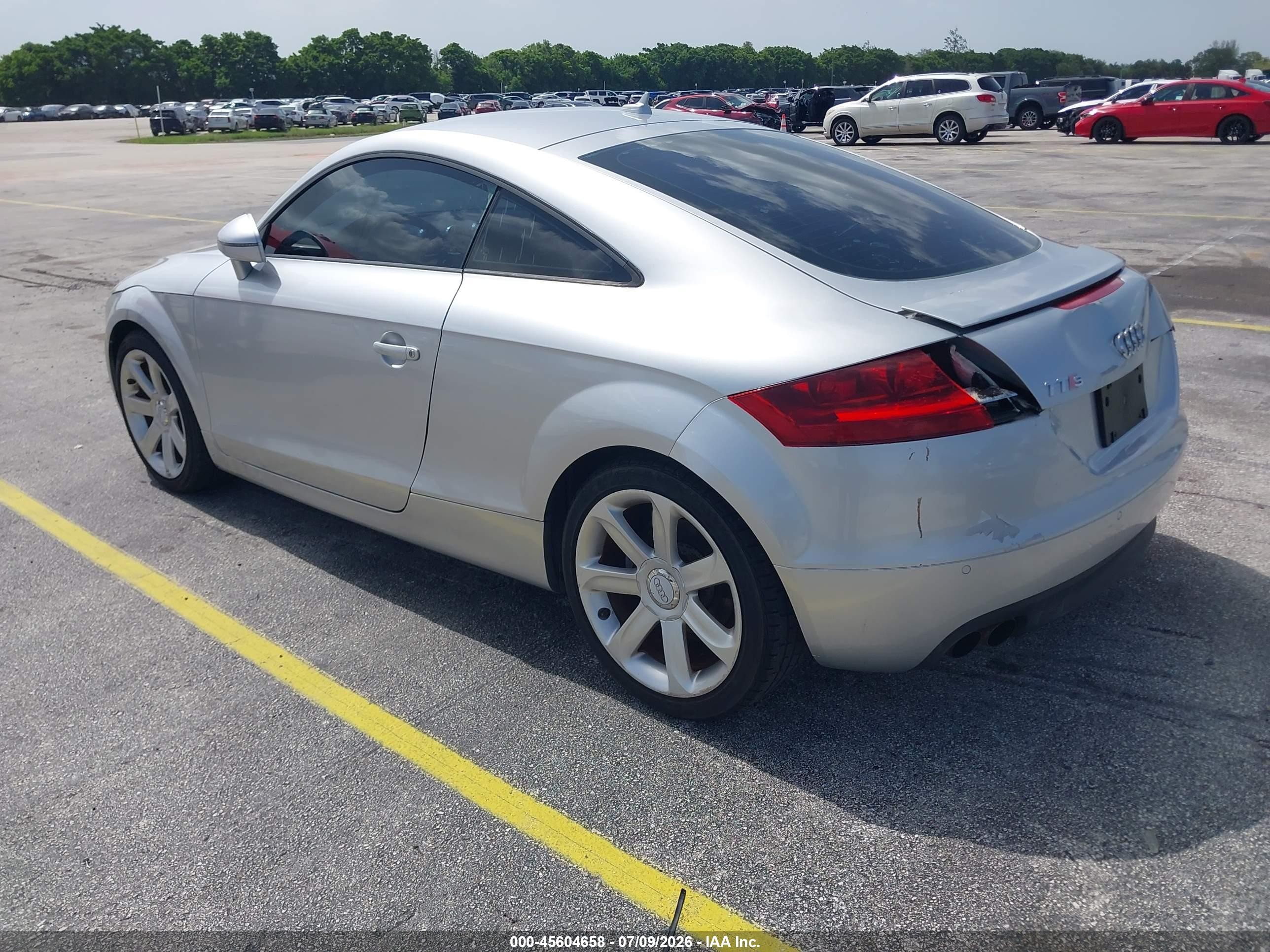 2008 Audi Tt 2.0t Silver vin: TRUAF38J981002083