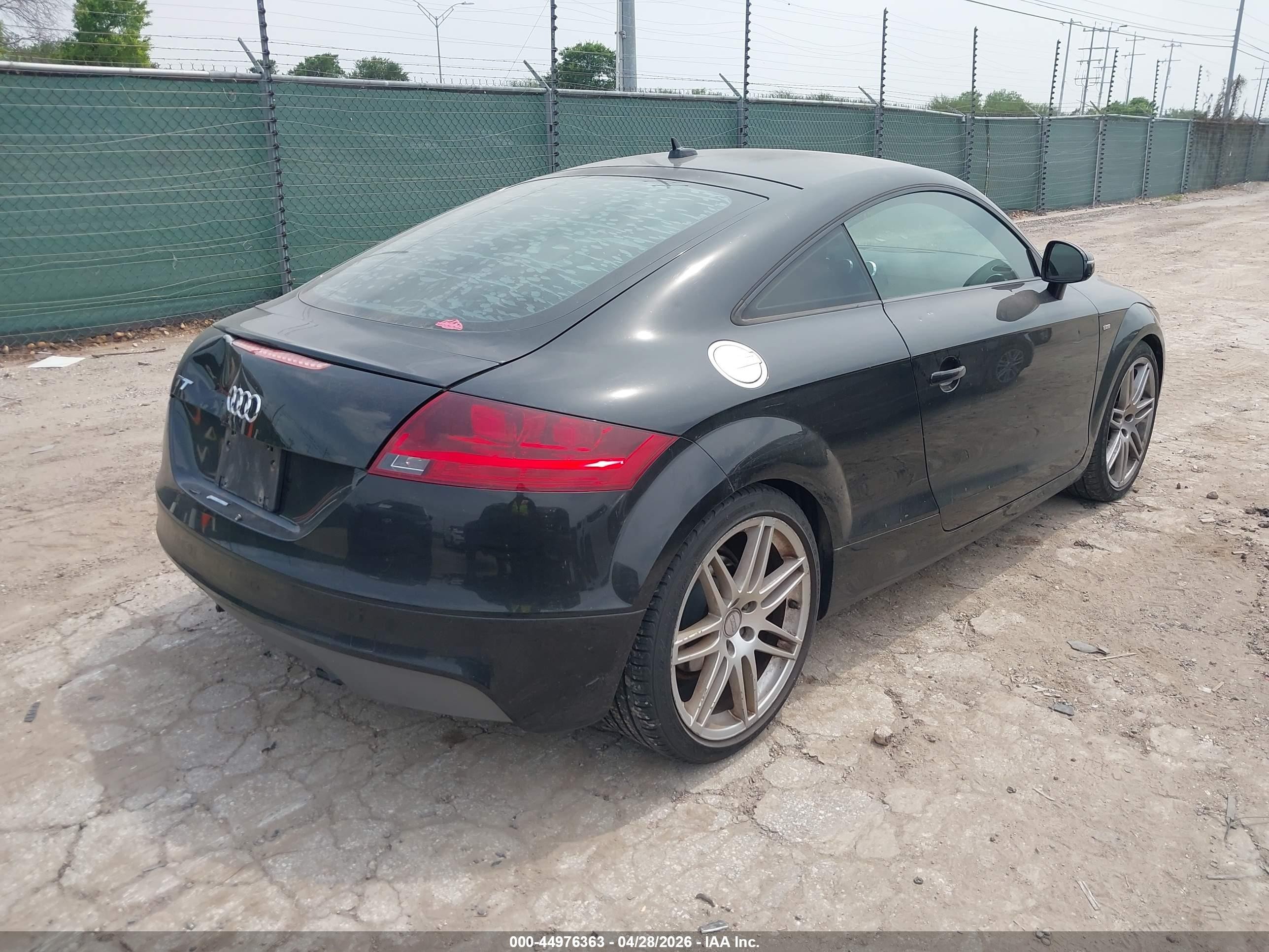 2008 Audi Tt 2.0t Black vin: TRUAF38J981026576
