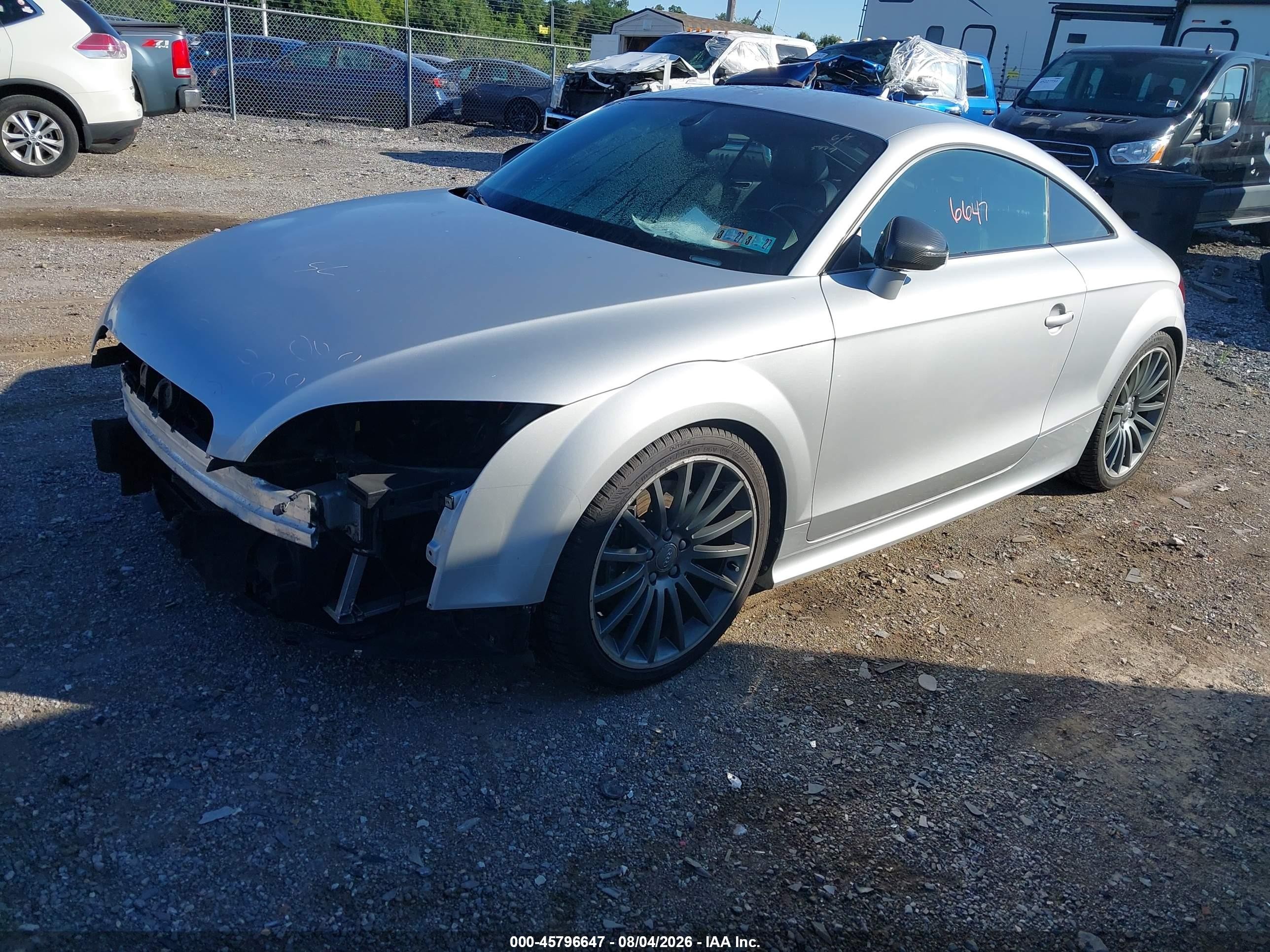 2014 Audi Tts 2.0t Серебряный vin: TRUB1AFK1E1005994