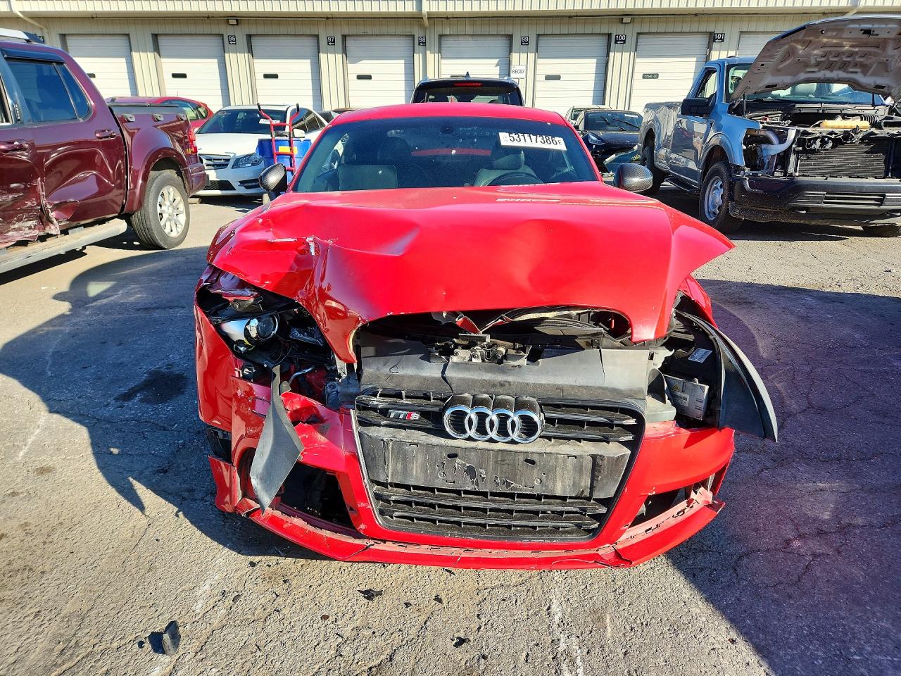 2014 Audi Tts Premium Plus Red vin: TRUB1AFK1E1007051
