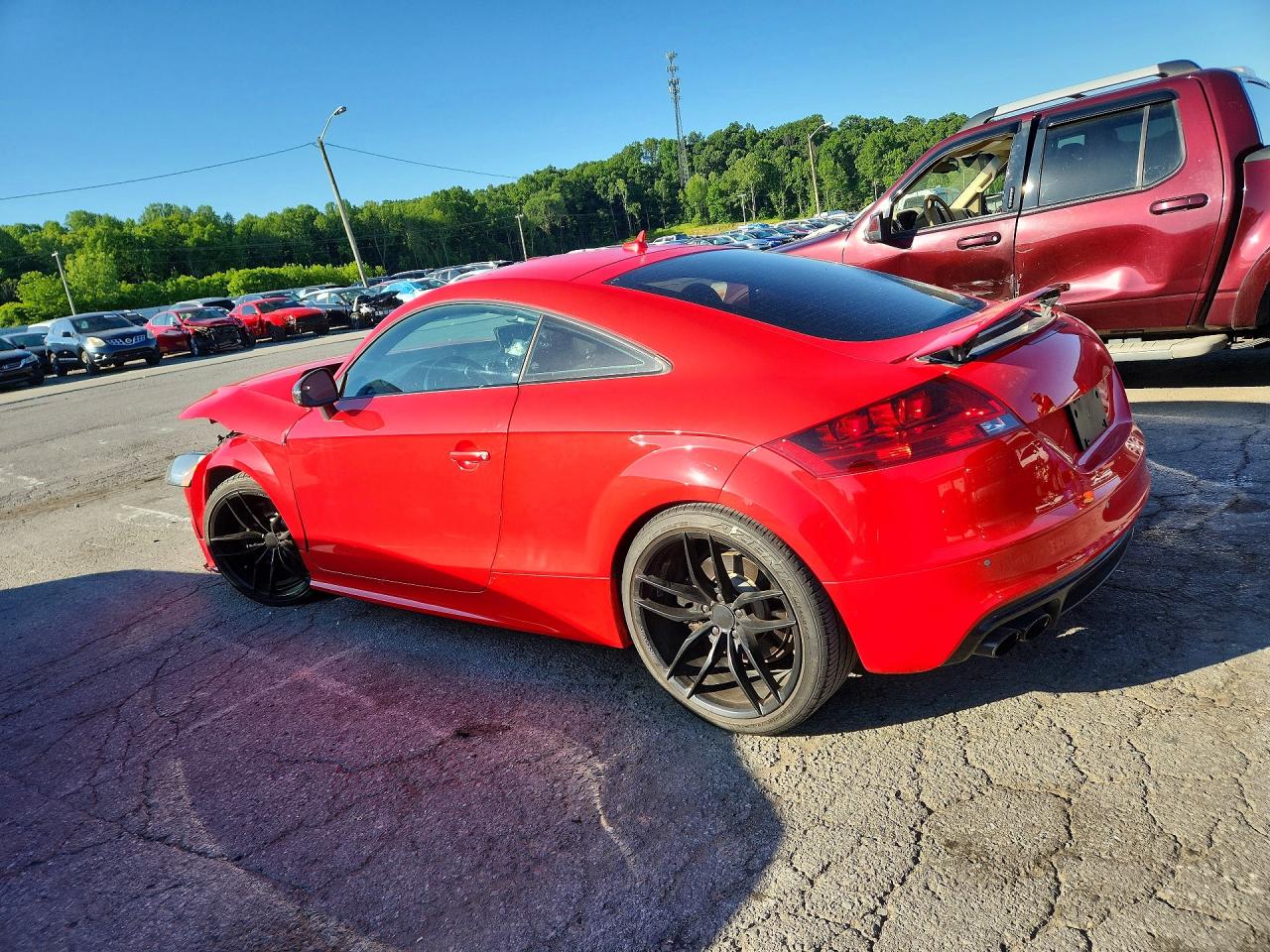 2014 Audi Tts Premium Plus Red vin: TRUB1AFK1E1007051