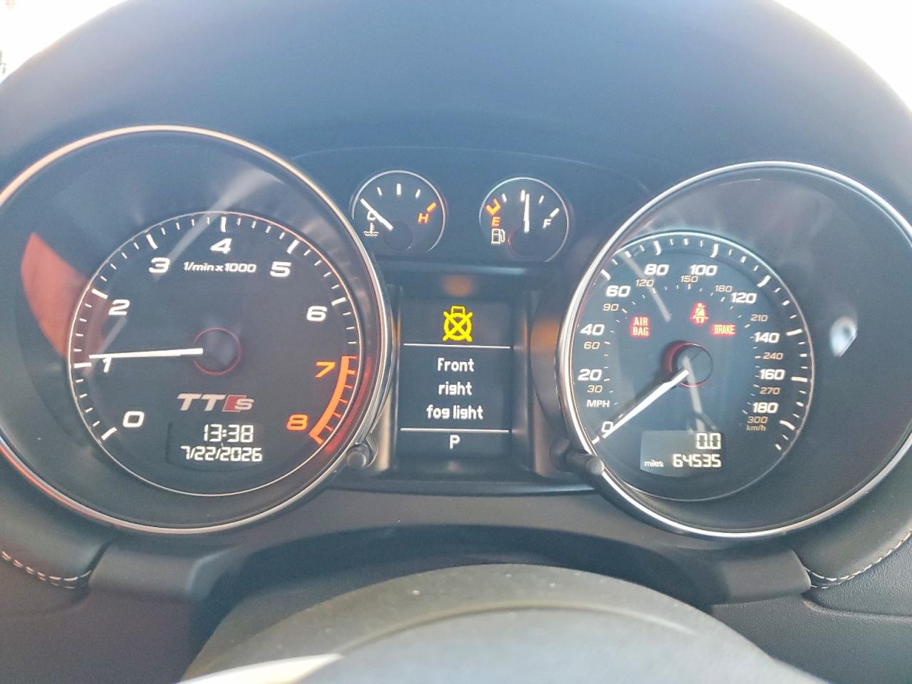 2011 Audi Tts Premium Brown vin: TRUB1AFK3B1022596