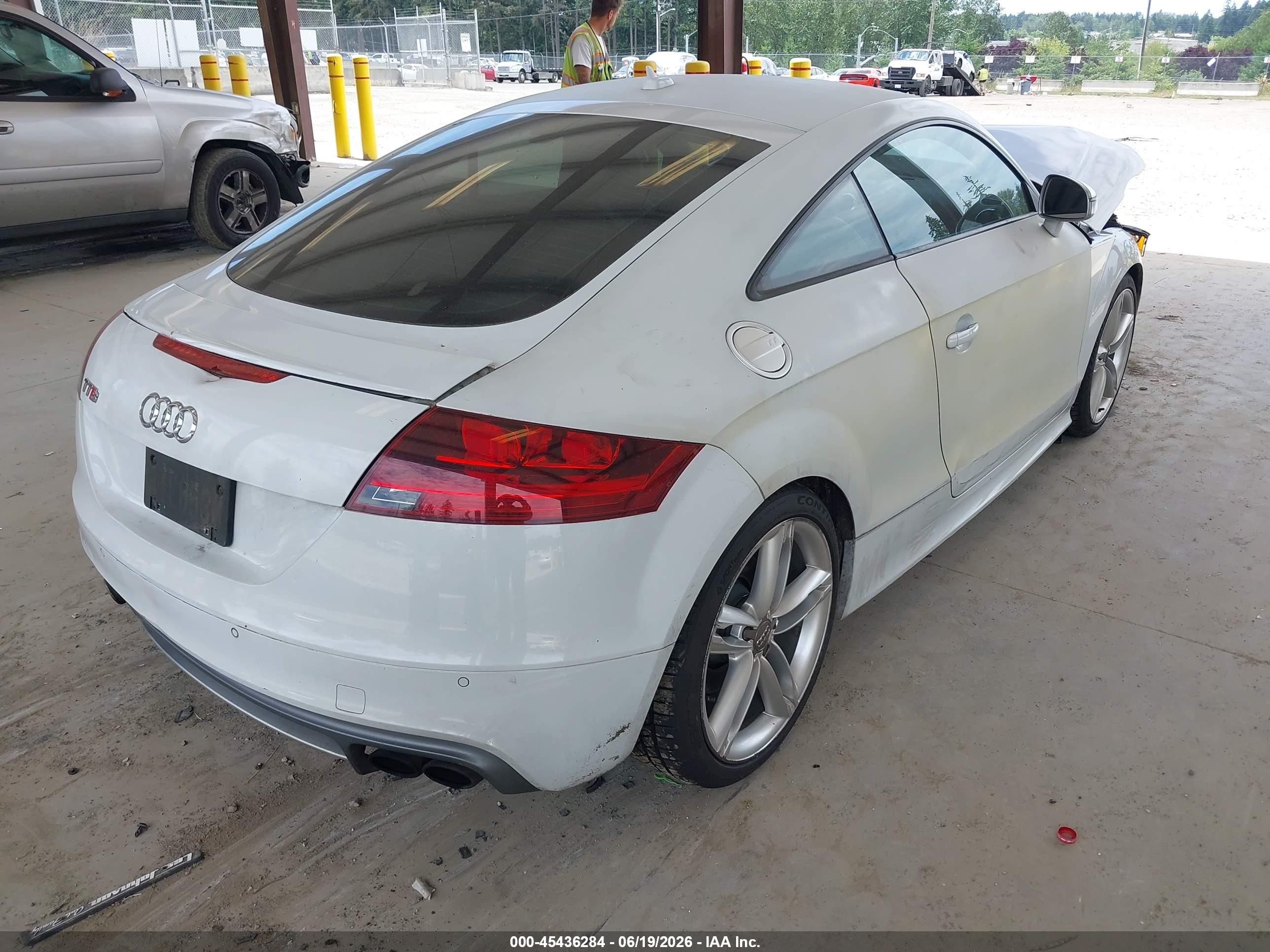 2014 Audi Tts 2.0t White vin: TRUB1AFK4E1001079