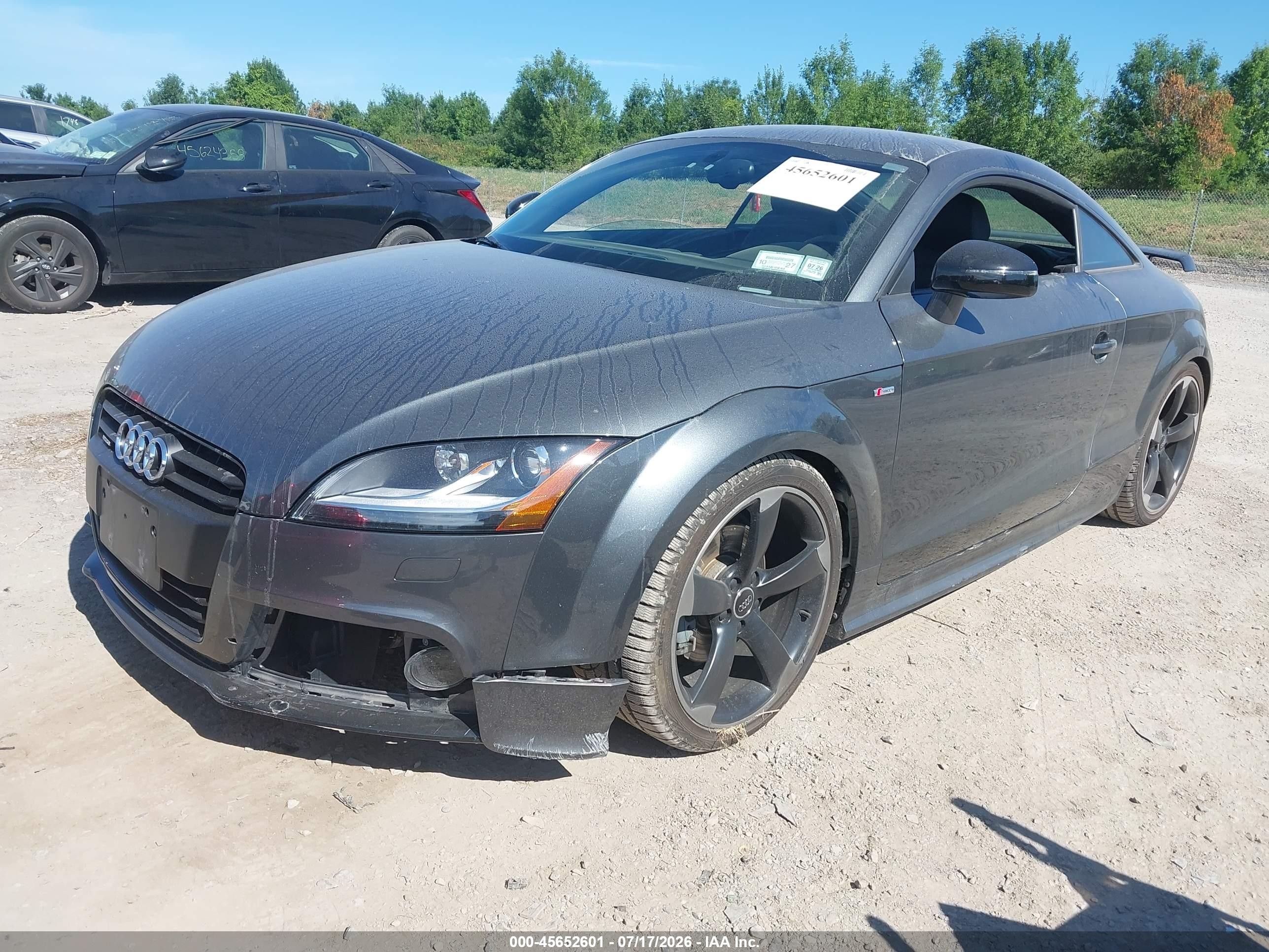 2014 Audi Tt 2.0t Gray vin: TRUBFAFK0E1002361