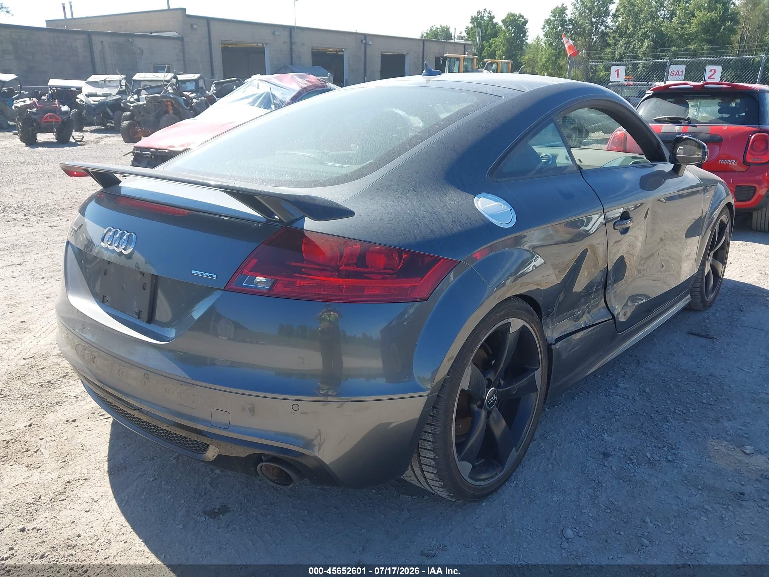 2014 Audi Tt 2.0t Gray vin: TRUBFAFK0E1002361