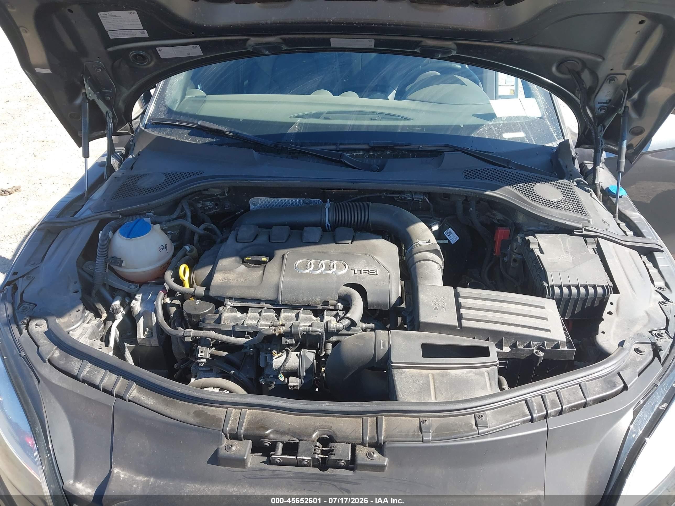 2014 Audi Tt 2.0t Gray vin: TRUBFAFK0E1002361