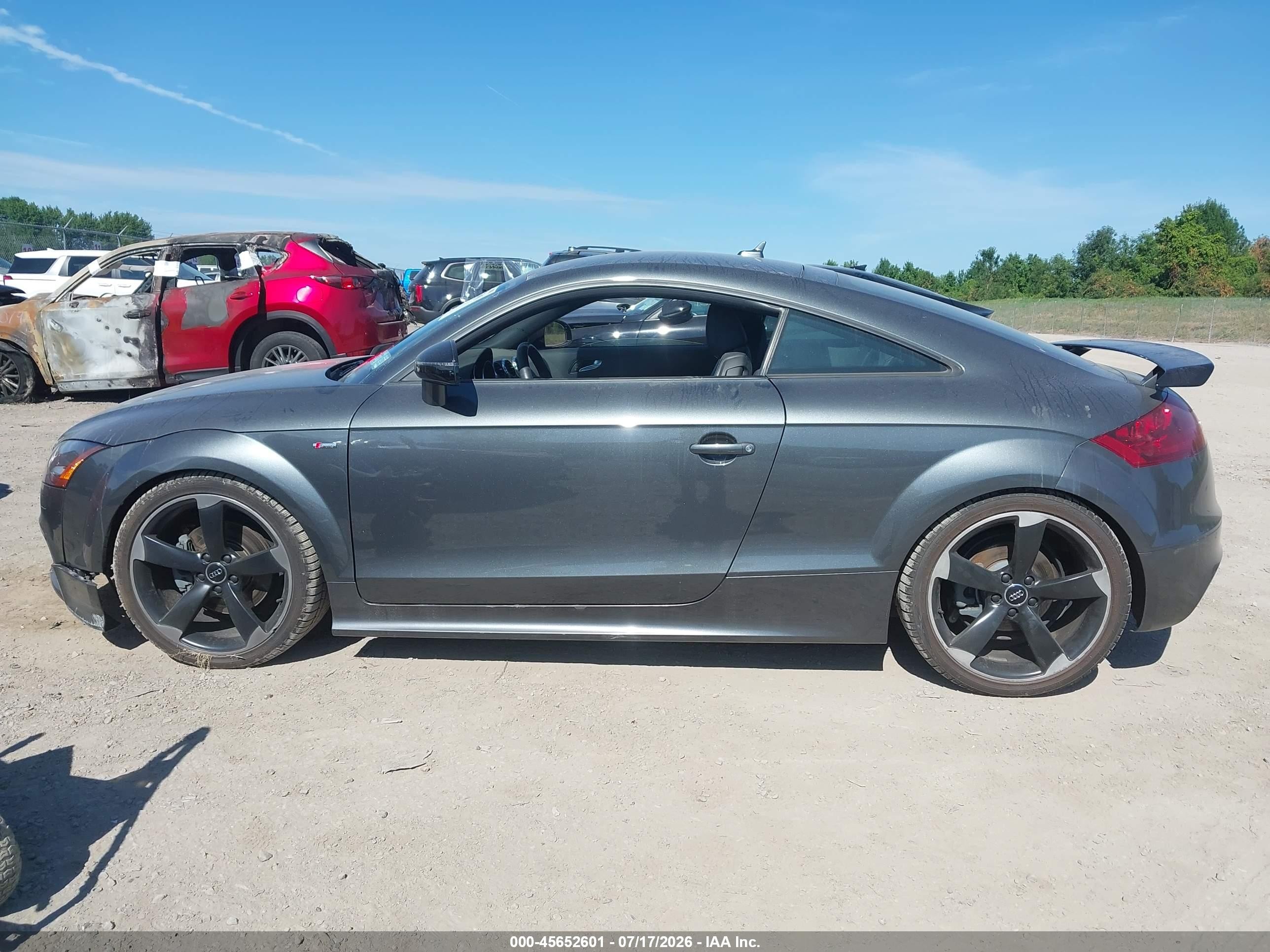 2014 Audi Tt 2.0t Gray vin: TRUBFAFK0E1002361