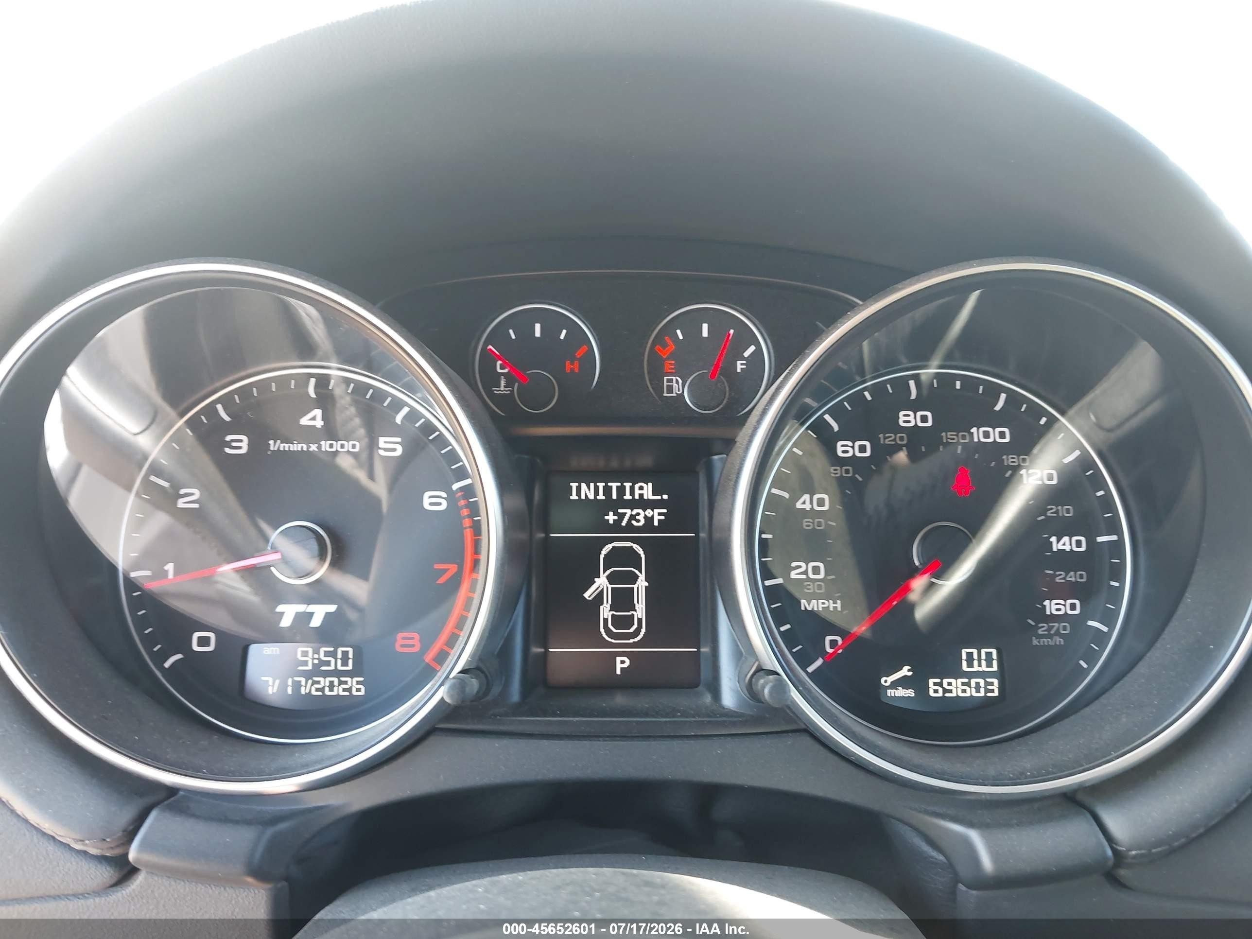 2014 Audi Tt 2.0t Gray vin: TRUBFAFK0E1002361