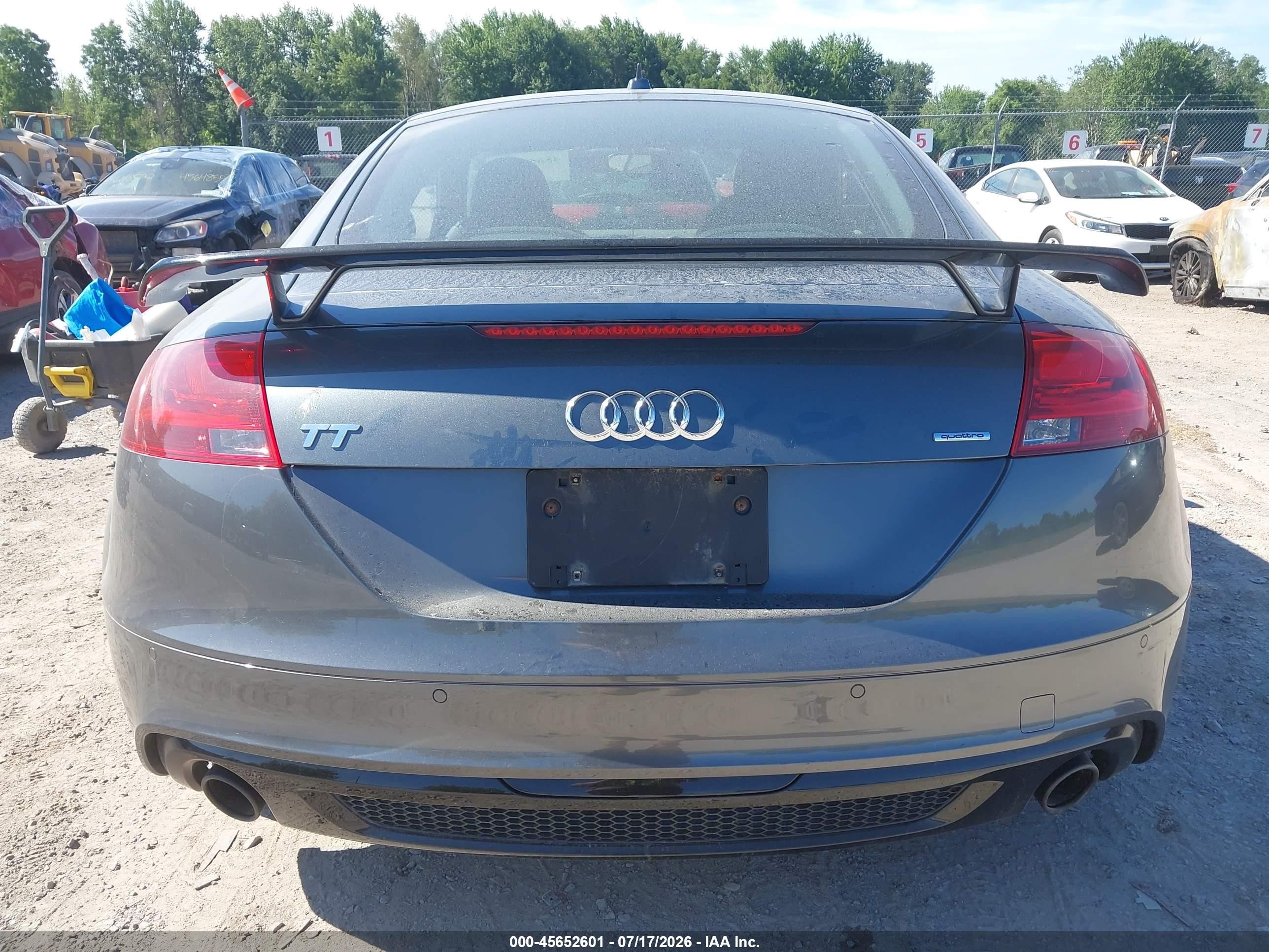 2014 Audi Tt 2.0t Gray vin: TRUBFAFK0E1002361