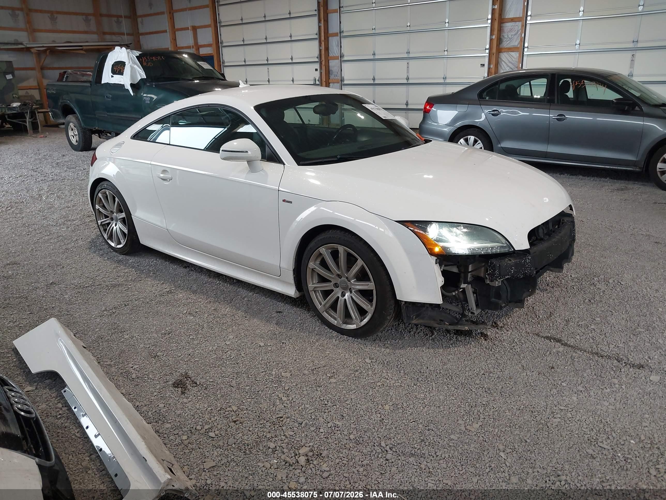 2014 Audi Tt 2.0t White vin: TRUBFAFK1E1004748