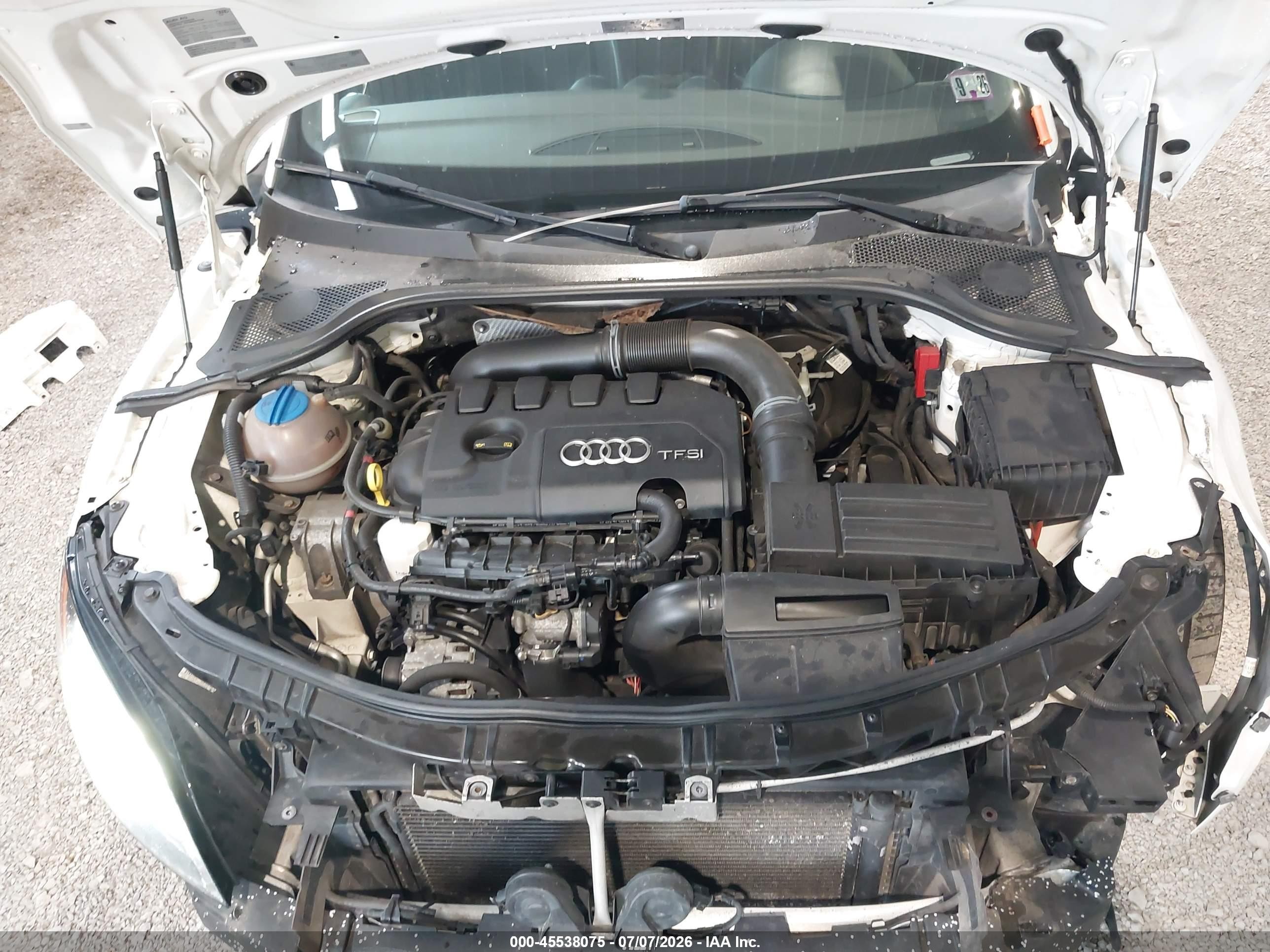 2014 Audi Tt 2.0t White vin: TRUBFAFK1E1004748