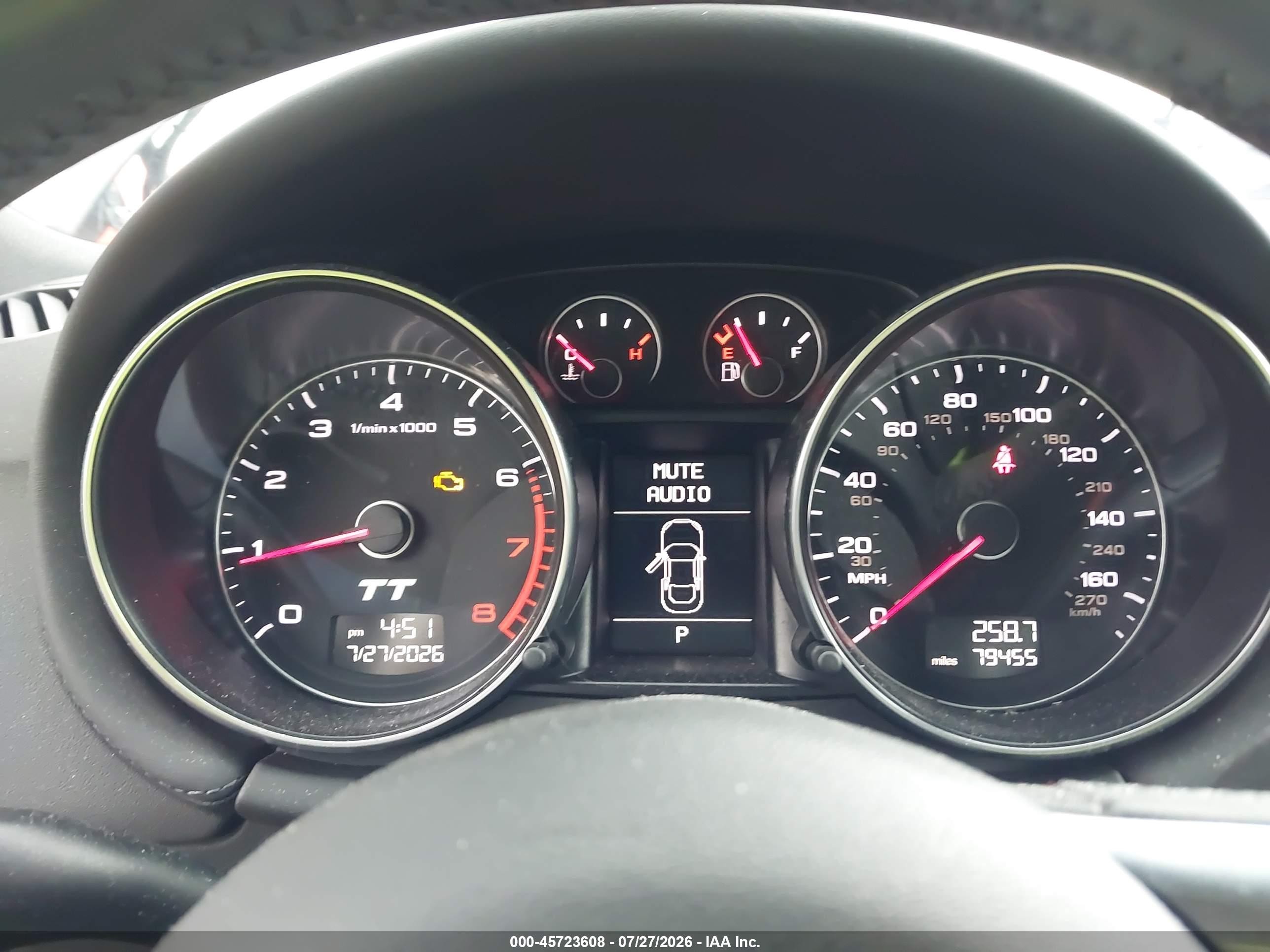 2013 Audi Tt 2.0t Premium Plus Black vin: TRUBFAFK2D1014106