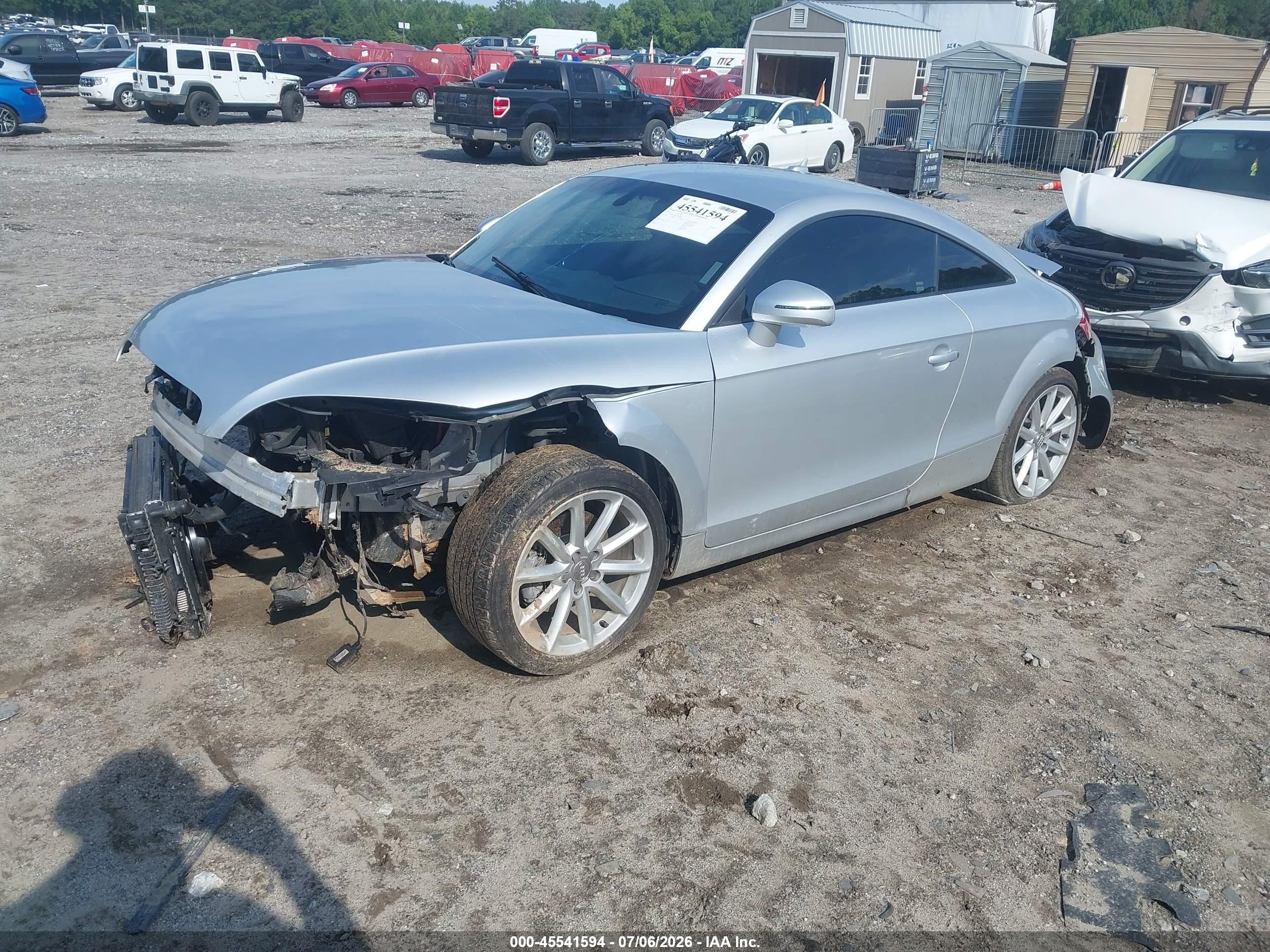 2012 Audi Tt 2.0t Premium Plus Silver vin: TRUBFAFK5C1021663