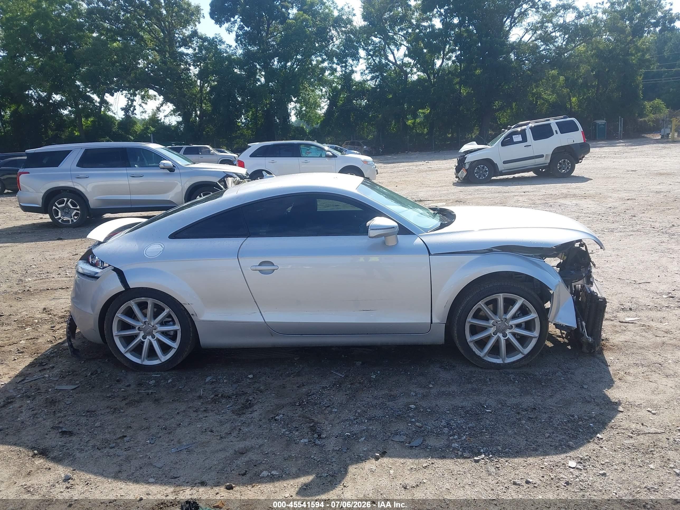 2012 Audi Tt 2.0t Premium Plus Silver vin: TRUBFAFK5C1021663