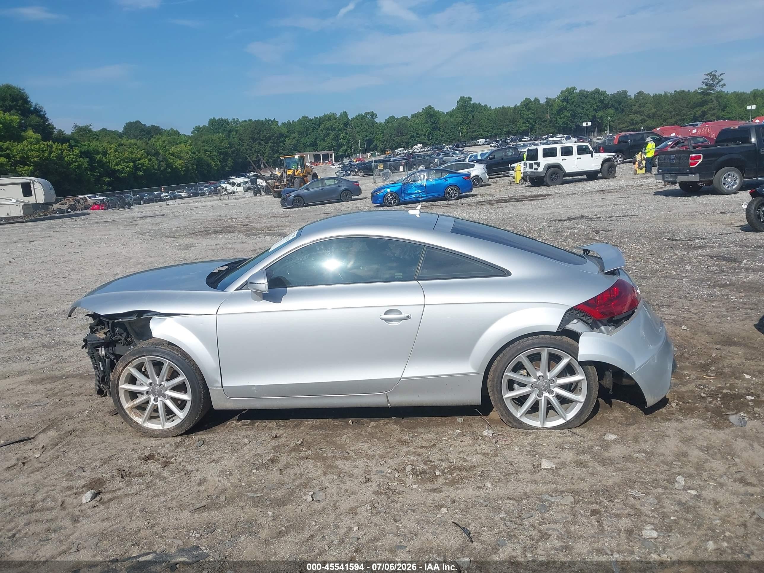 2012 Audi Tt 2.0t Premium Plus Silver vin: TRUBFAFK5C1021663