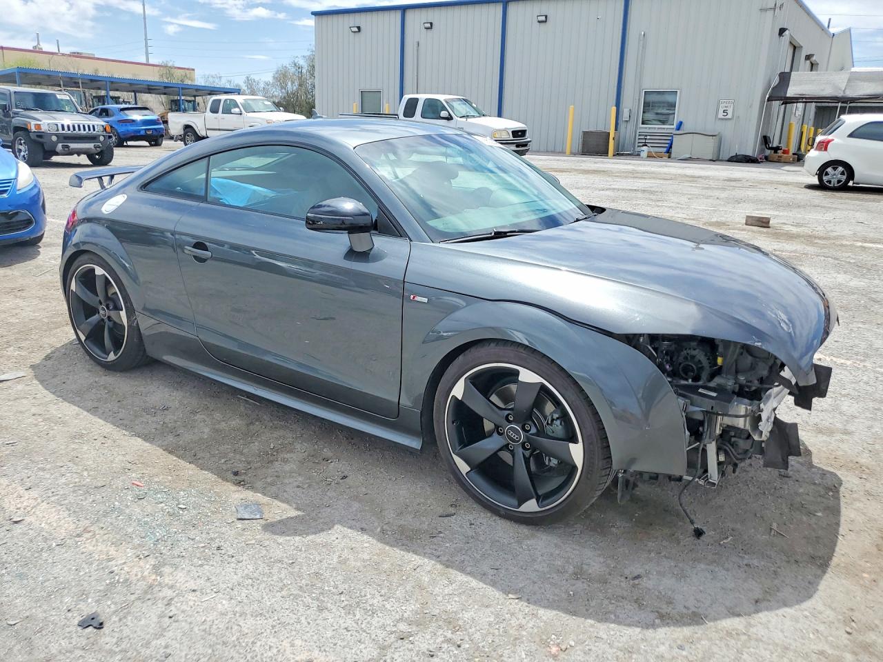2014 Audi Tt Premium Plus Gray vin: TRUBFAFK8E1008277
