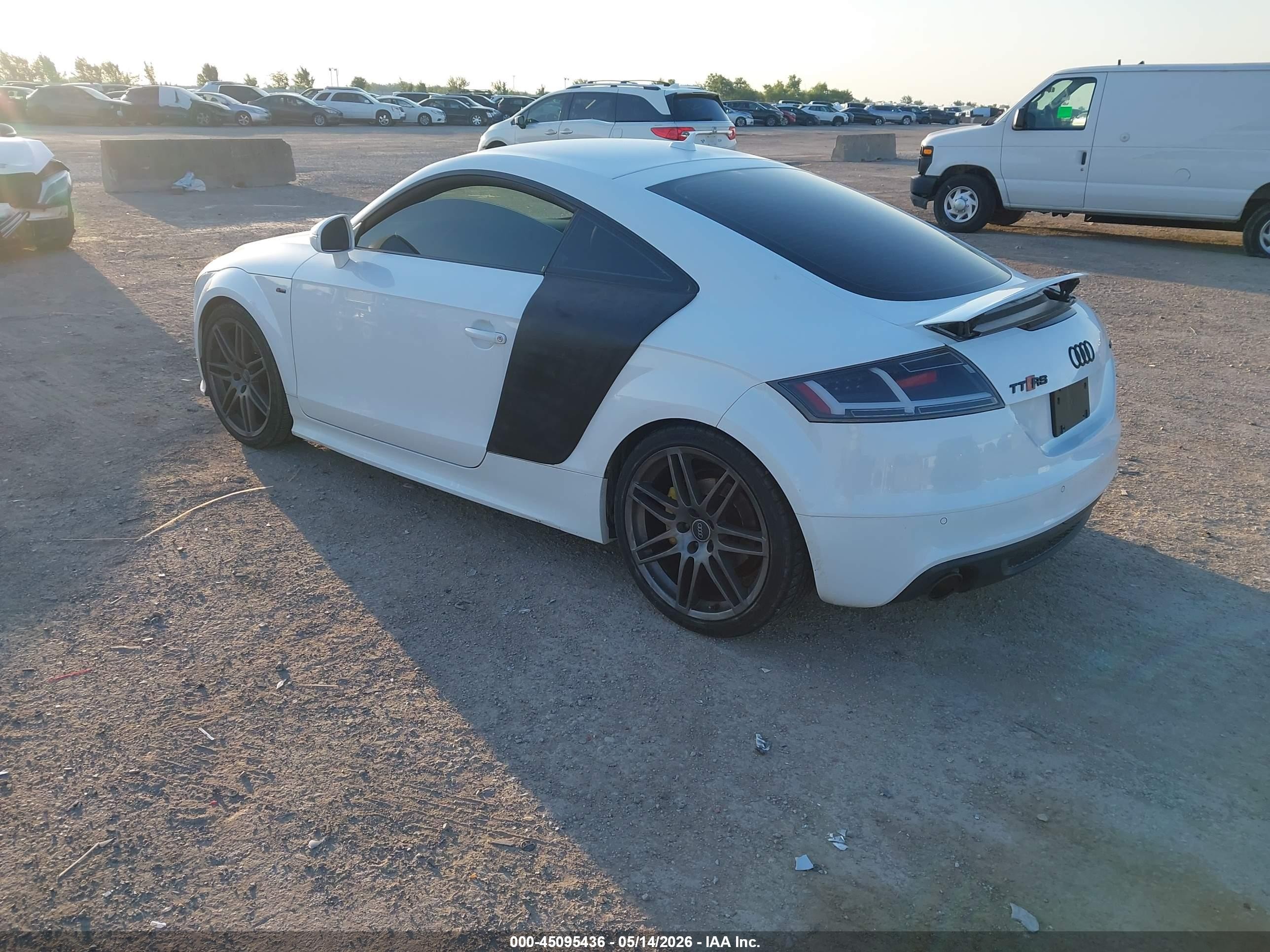 2014 Audi Tt Premium Plus White vin: TRUBFAFK4E1008003