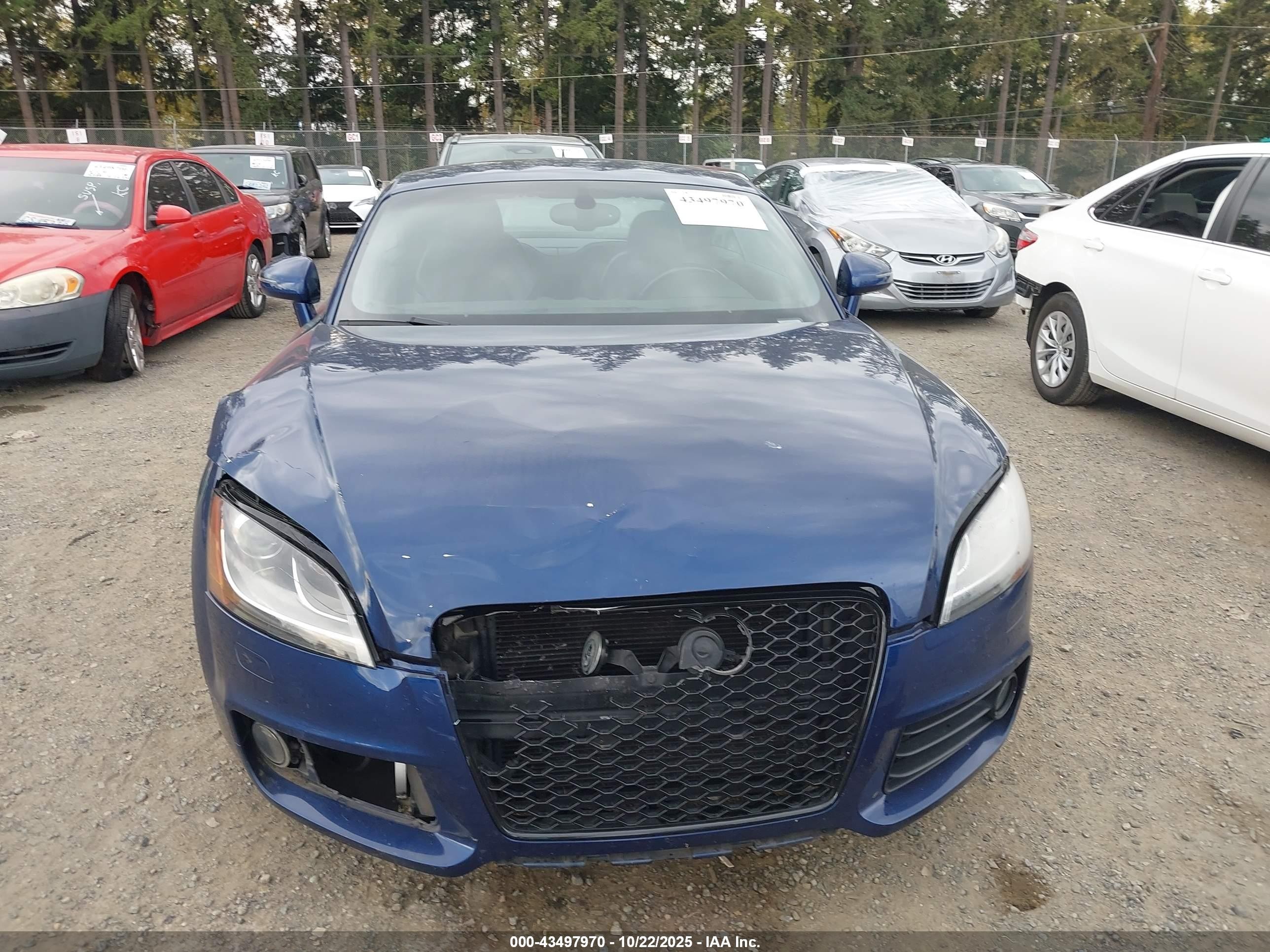 2011 Audi Tt 2.0t Premium Plus Blue vin: TRUBFAFKXB1012326