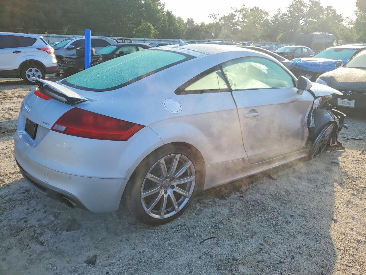2014 Audi Tt Premium Plus Silver vin: TRUBFAFKXE1010516