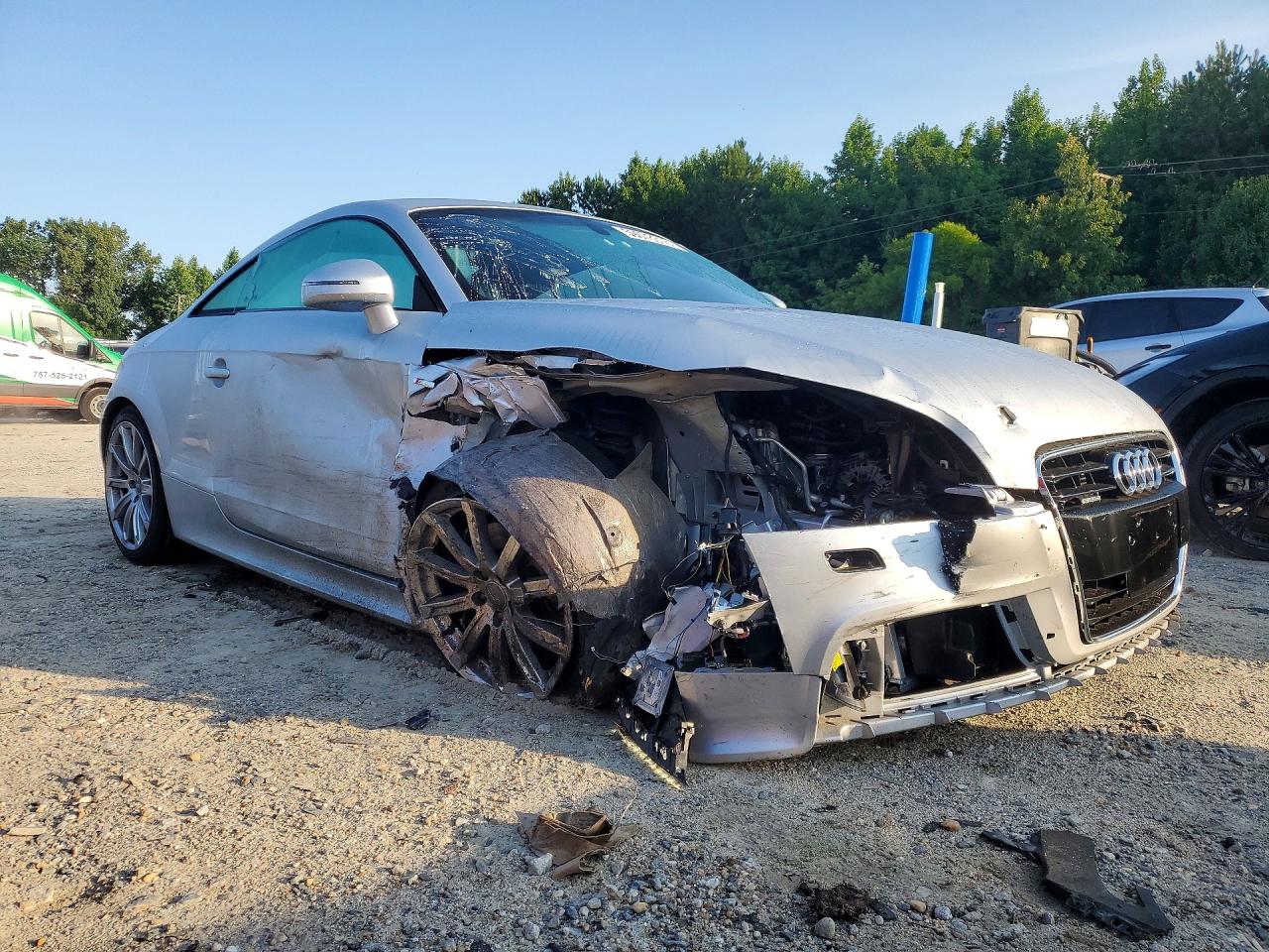 2014 Audi Tt Premium Plus Silver vin: TRUBFAFKXE1010516