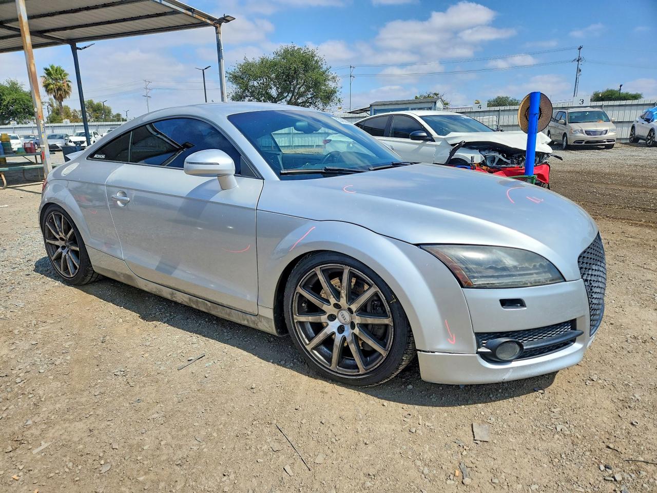 2008 Audi Tt 3.2 Quattro Silver vin: TRUDD38J281001618
