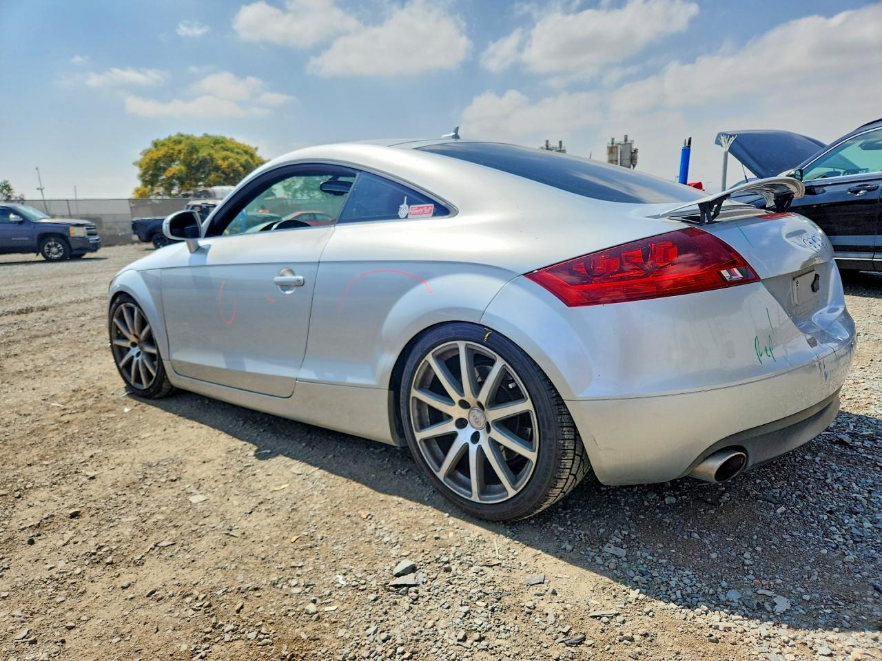 2008 Audi Tt 3.2 Quattro Silver vin: TRUDD38J281001618