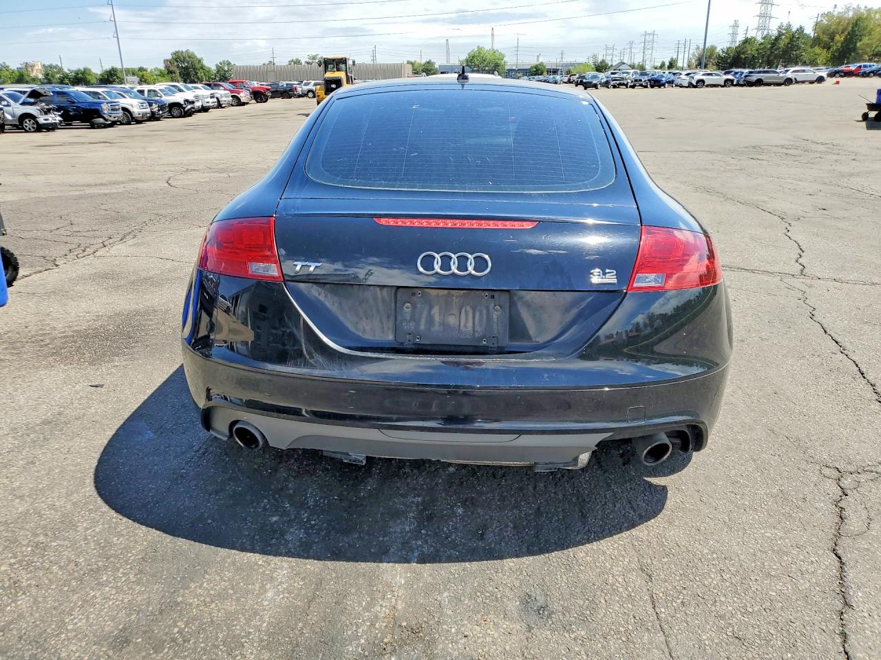 2008 Audi Tt 3.2 Quattro Черный vin: TRUDD38J481031140