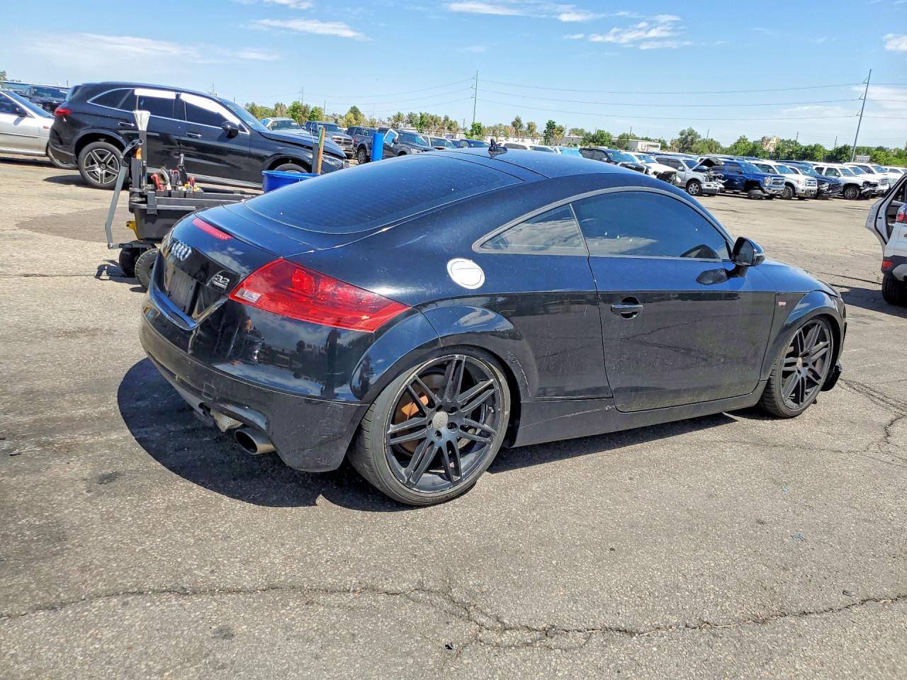 2008 Audi Tt 3.2 Quattro Черный vin: TRUDD38J481031140