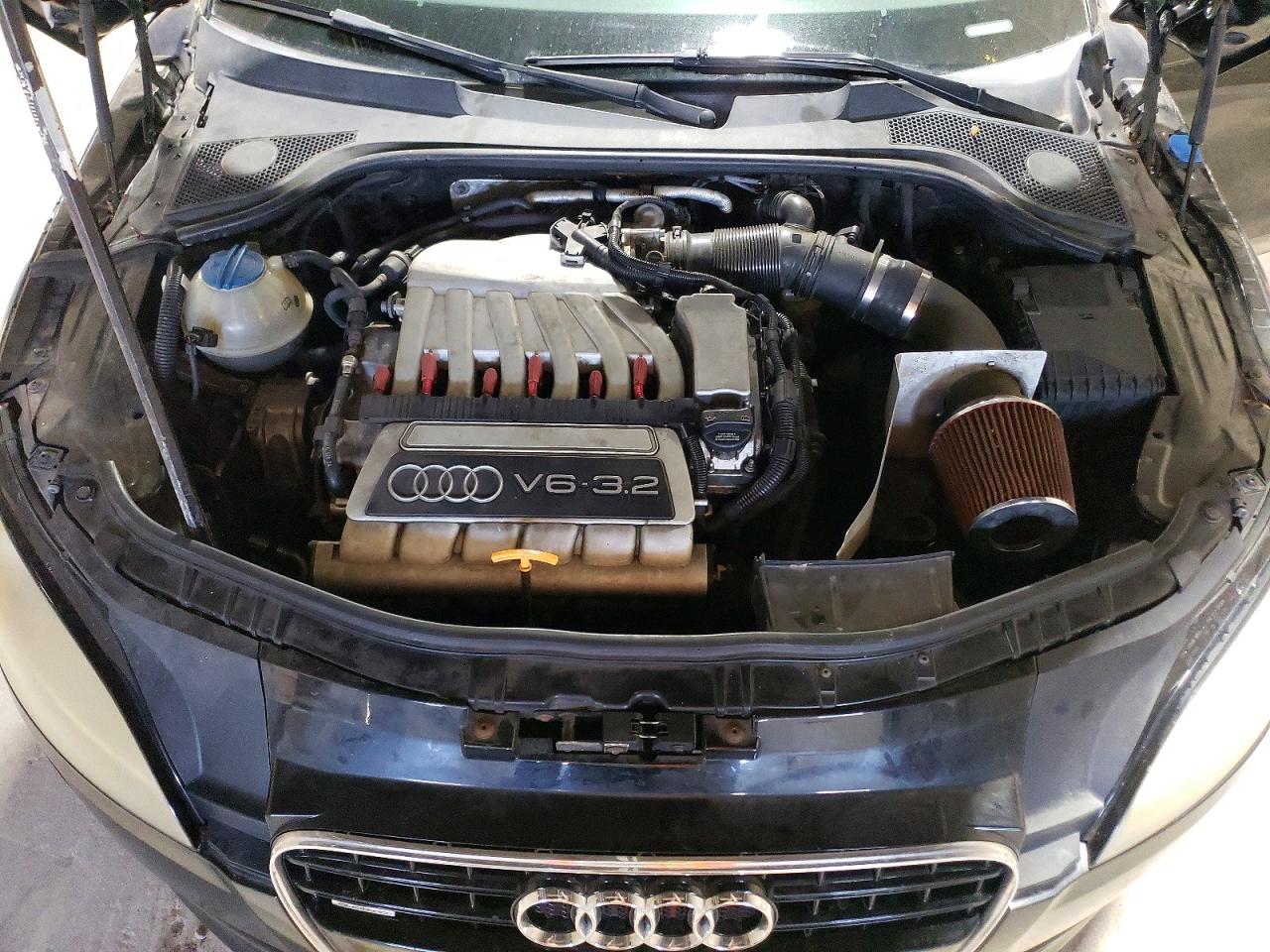 2008 Audi Tt 3.2 Quattro Черный vin: TRUDD38J781005860