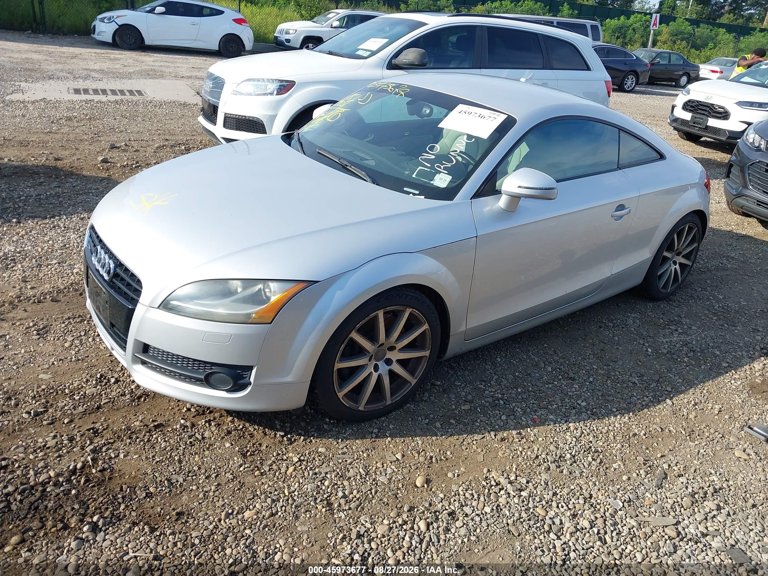 2008 Audi Tt 3.2 Серебряный vin: TRUDD38J781024487