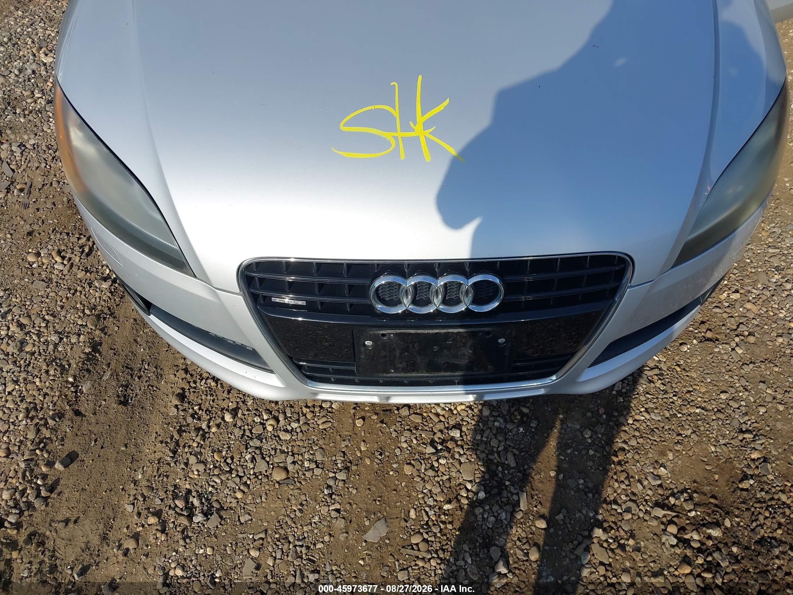 2008 Audi Tt 3.2 Серебряный vin: TRUDD38J781024487