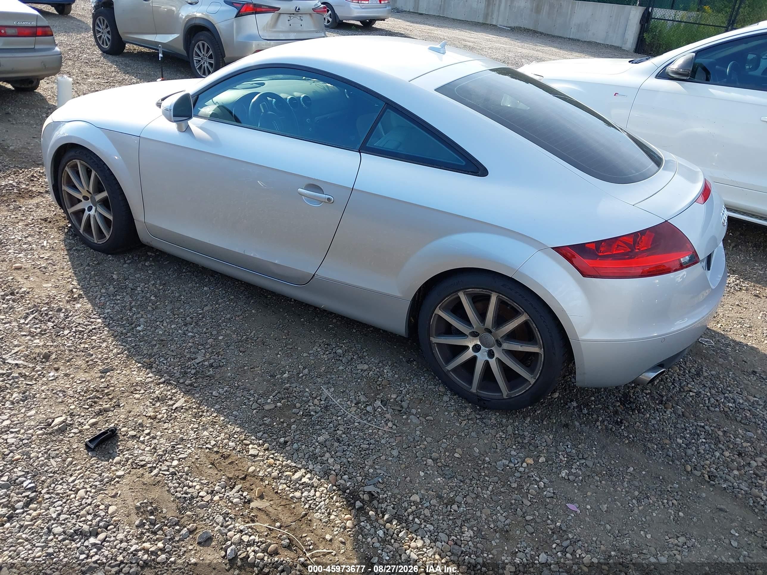 2008 Audi Tt 3.2 Серебряный vin: TRUDD38J781024487